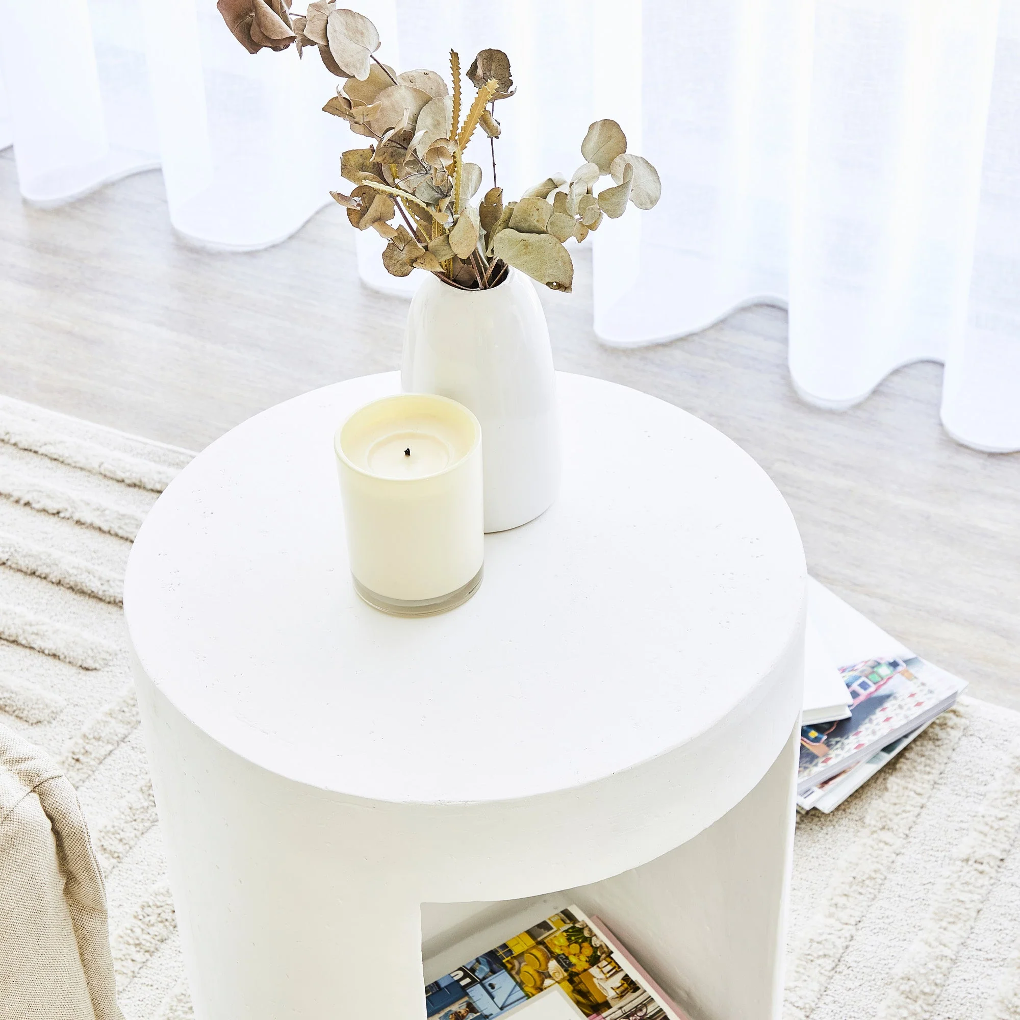 Castello MgO Side Table White - Image 8