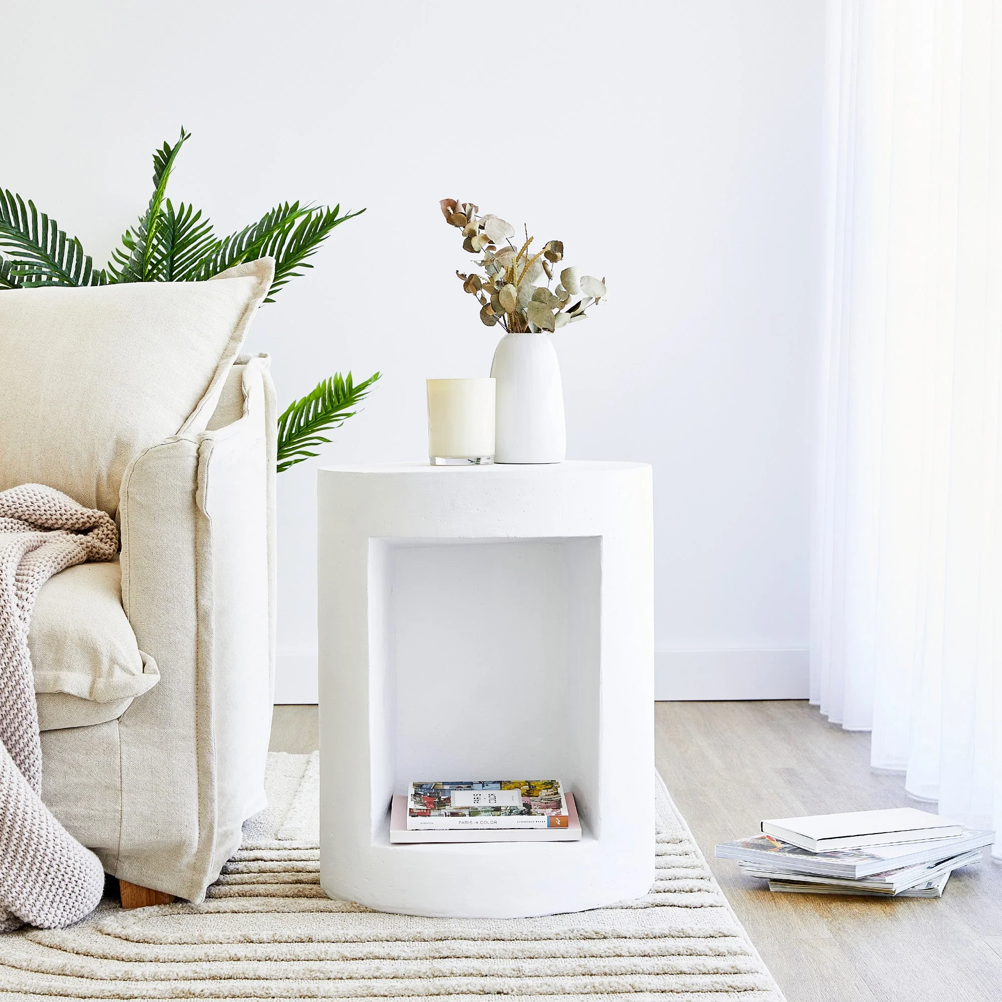 Castello MgO Side Table White - Image 9