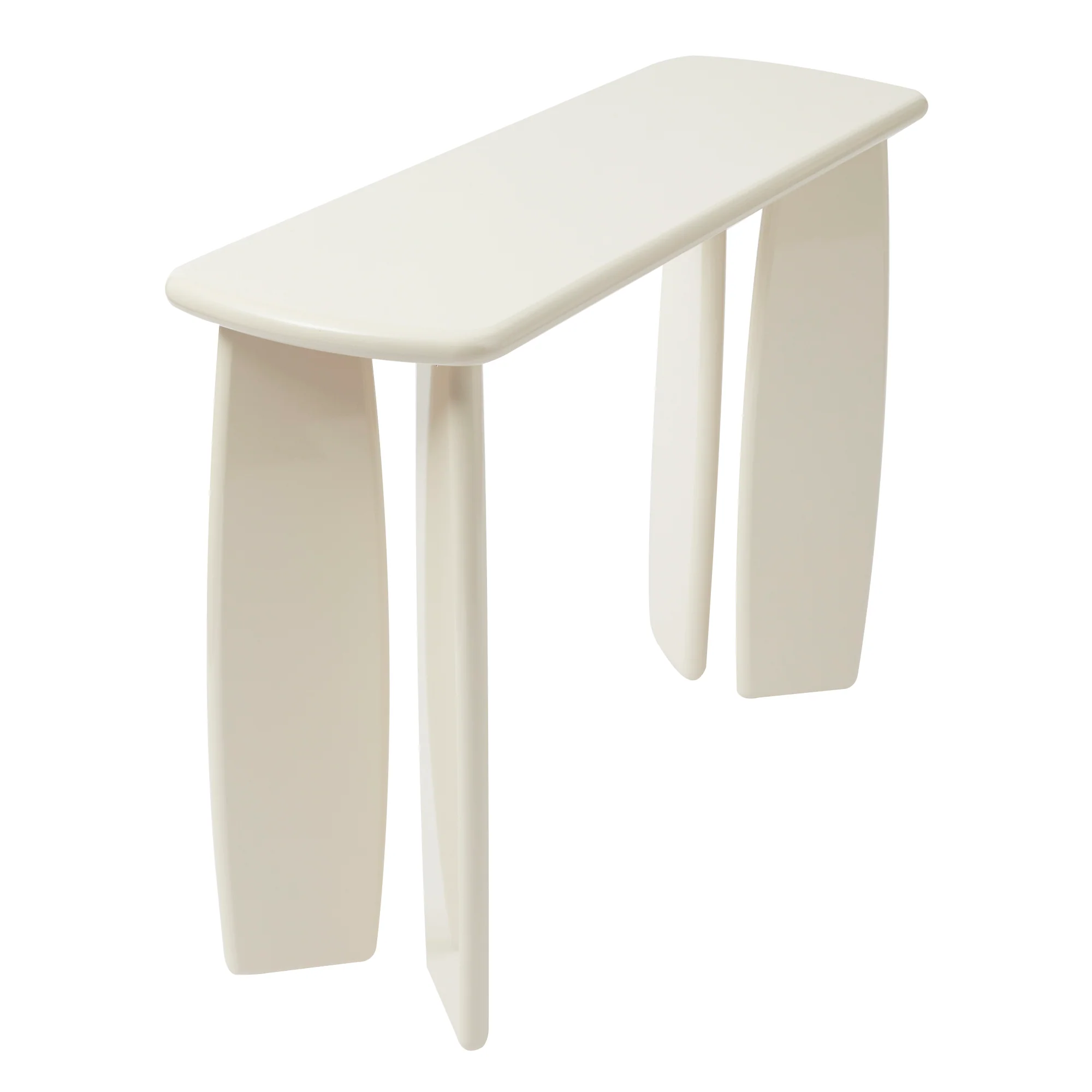 Charlie Gloss Console Table Cream (110cm) - Image 13