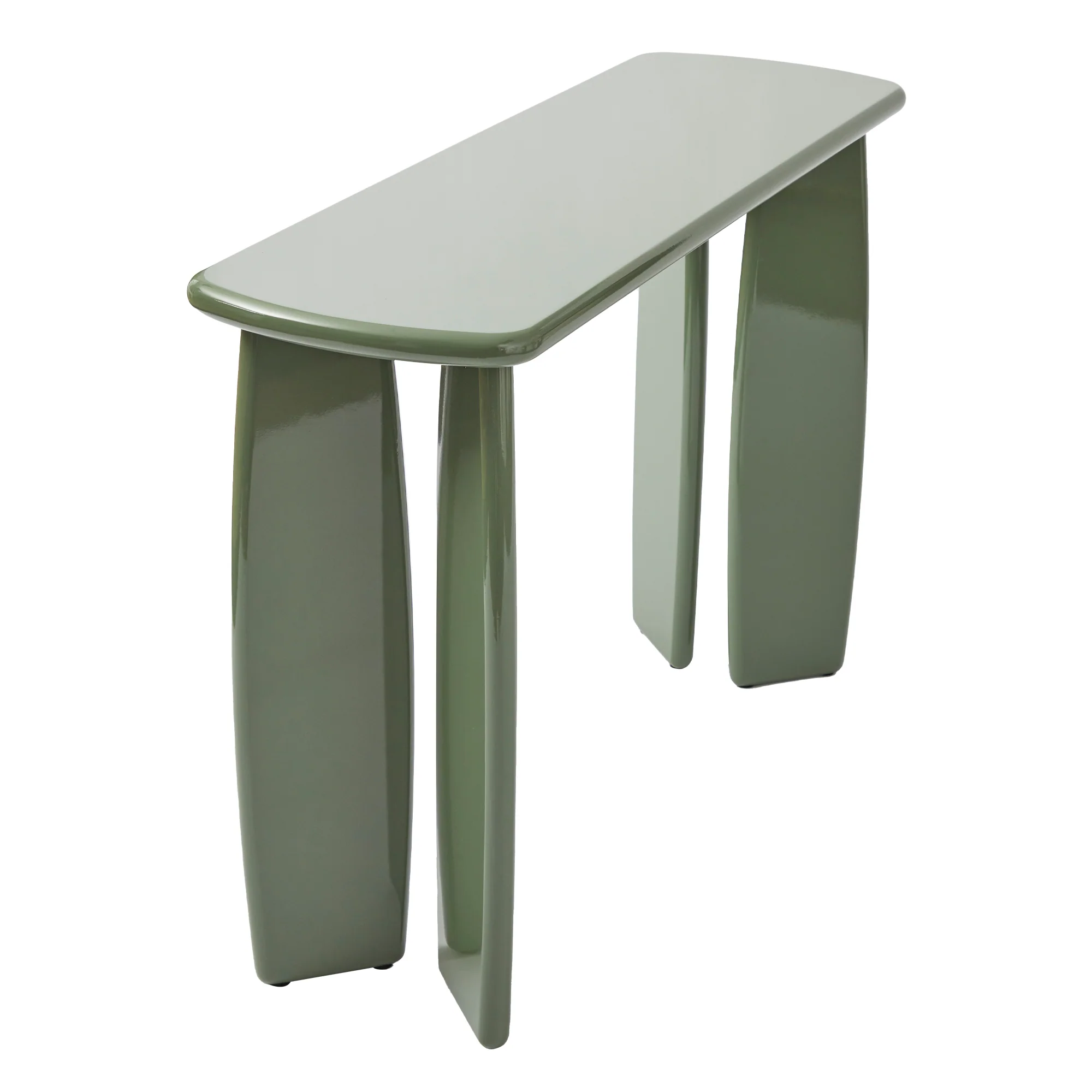 Charlie Gloss Console Table Green (110cm) - Image 13
