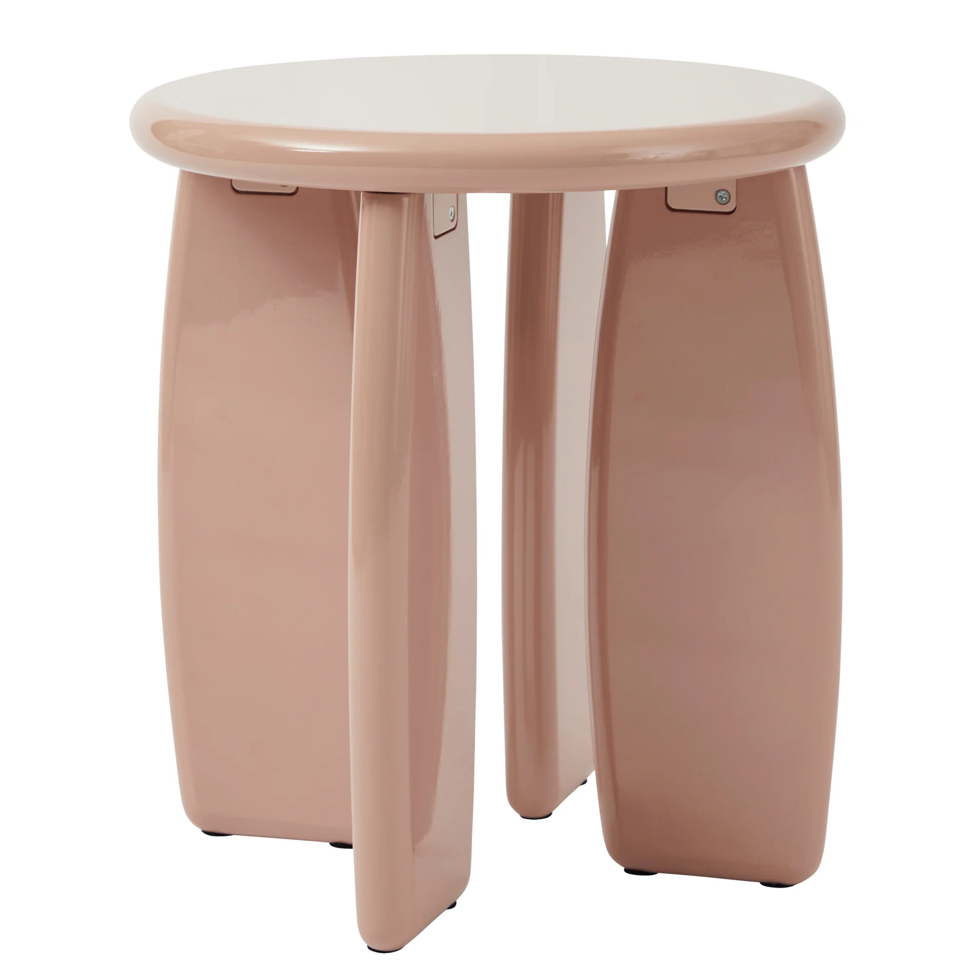 Charlie Gloss Side Table Clay - Image 2