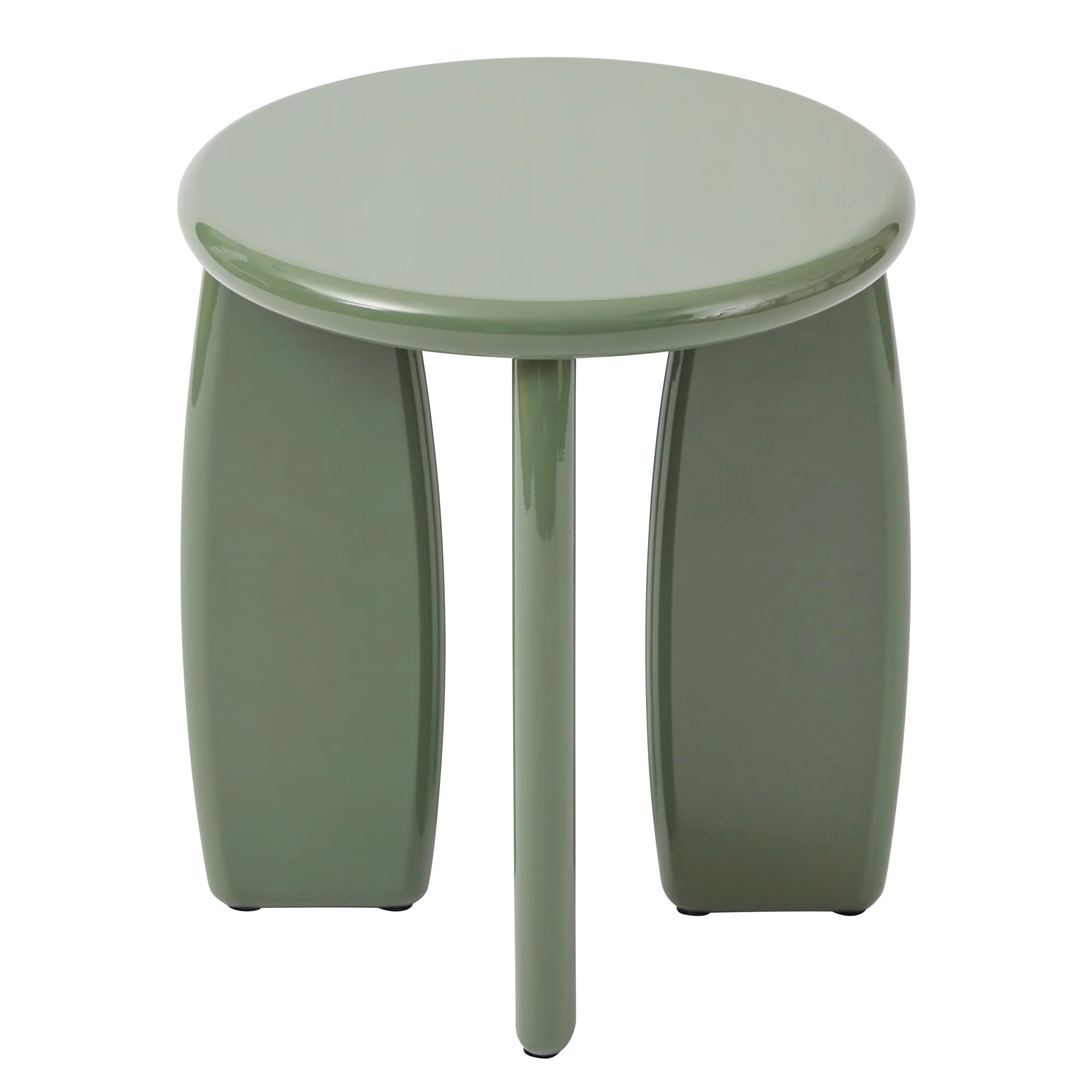 Charlie Gloss Side Table Green - Image 8
