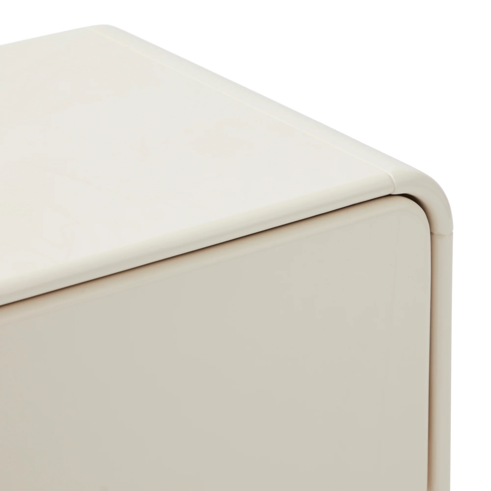 Charlie Gloss Bedside Table Cream (Set of 2) - Image 12