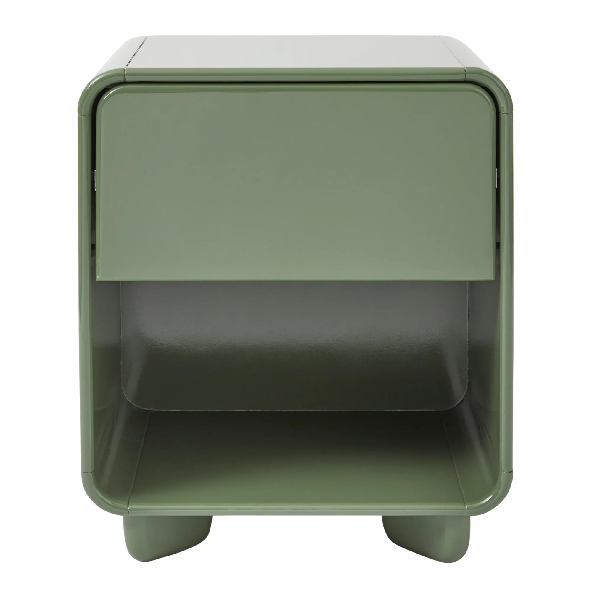 Charlie Gloss Bedside Table Green - Image 10