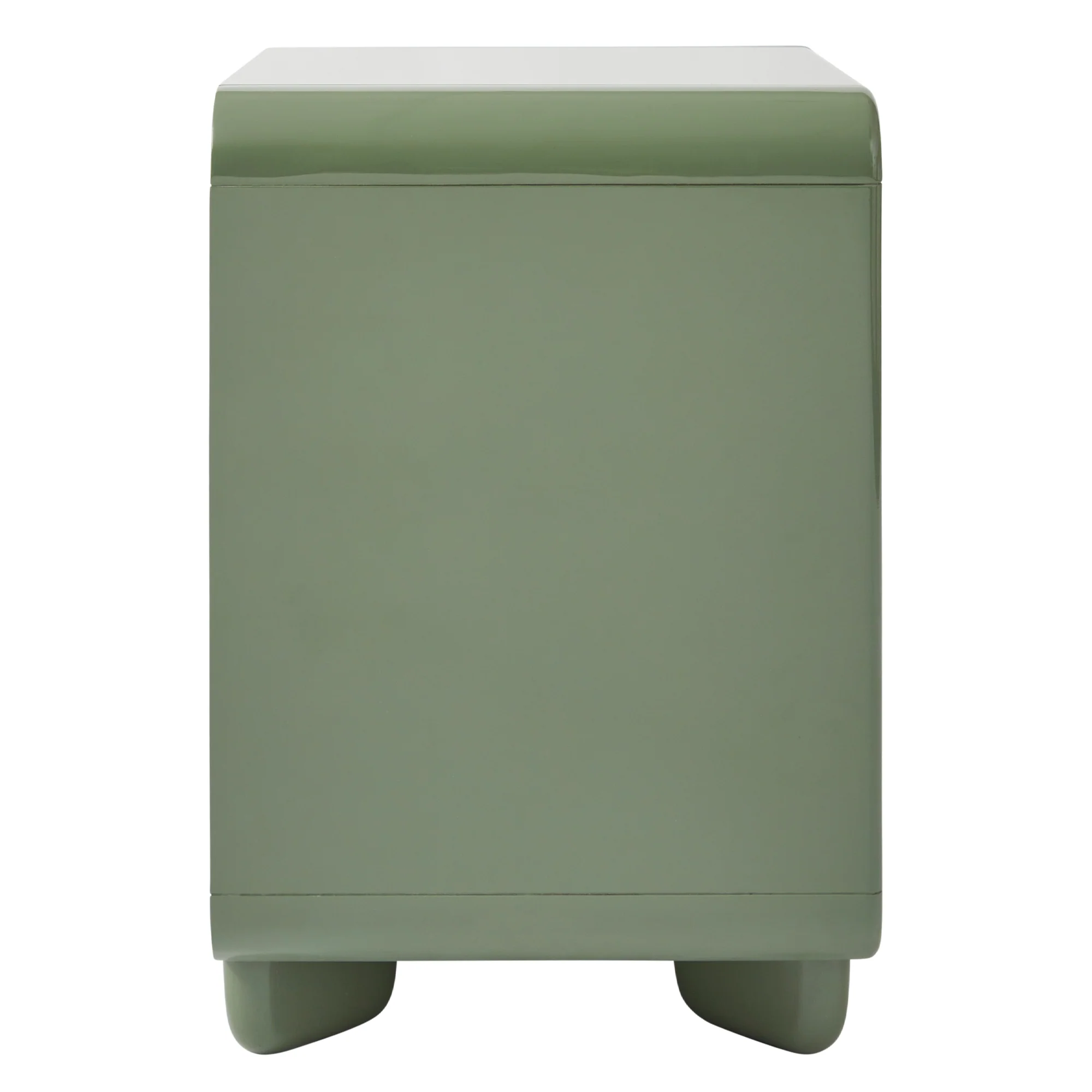 Charlie Gloss Bedside Table Green - Image 9