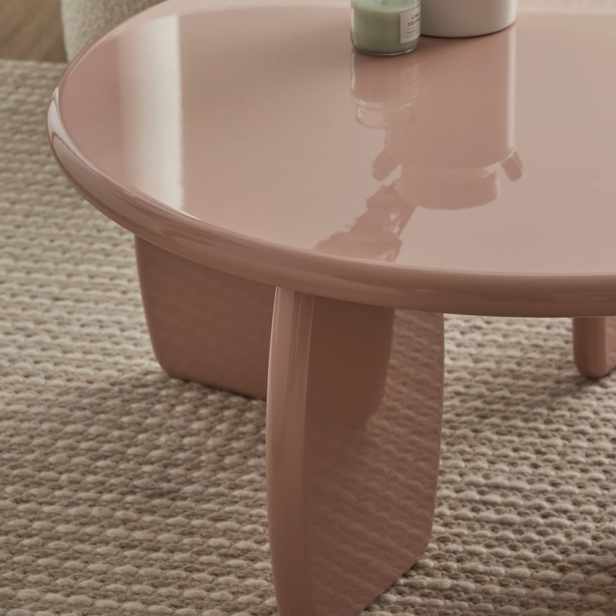 Charlie Gloss Coffee Table Clay - Image 4