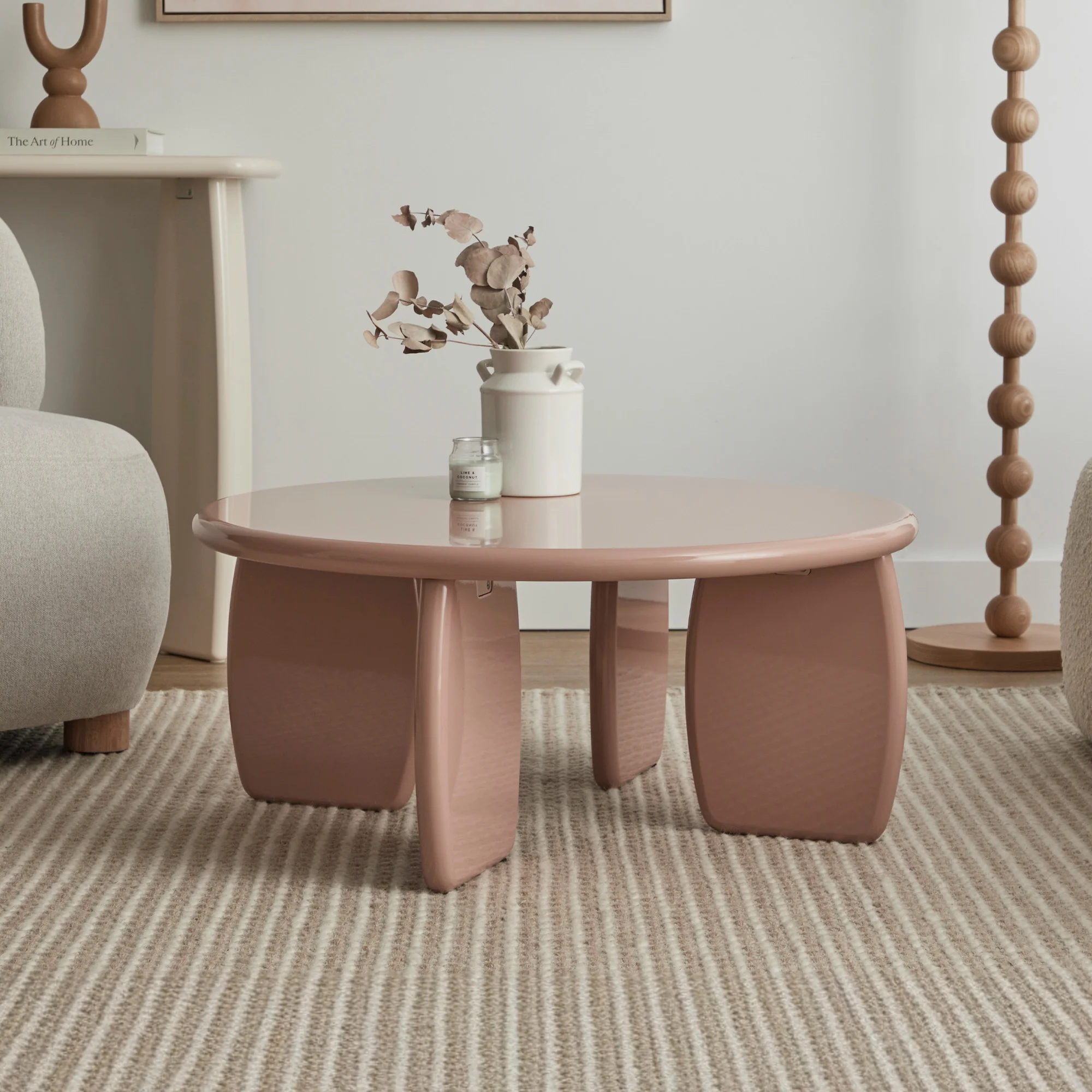 Charlie Gloss Coffee Table Clay - Image 7