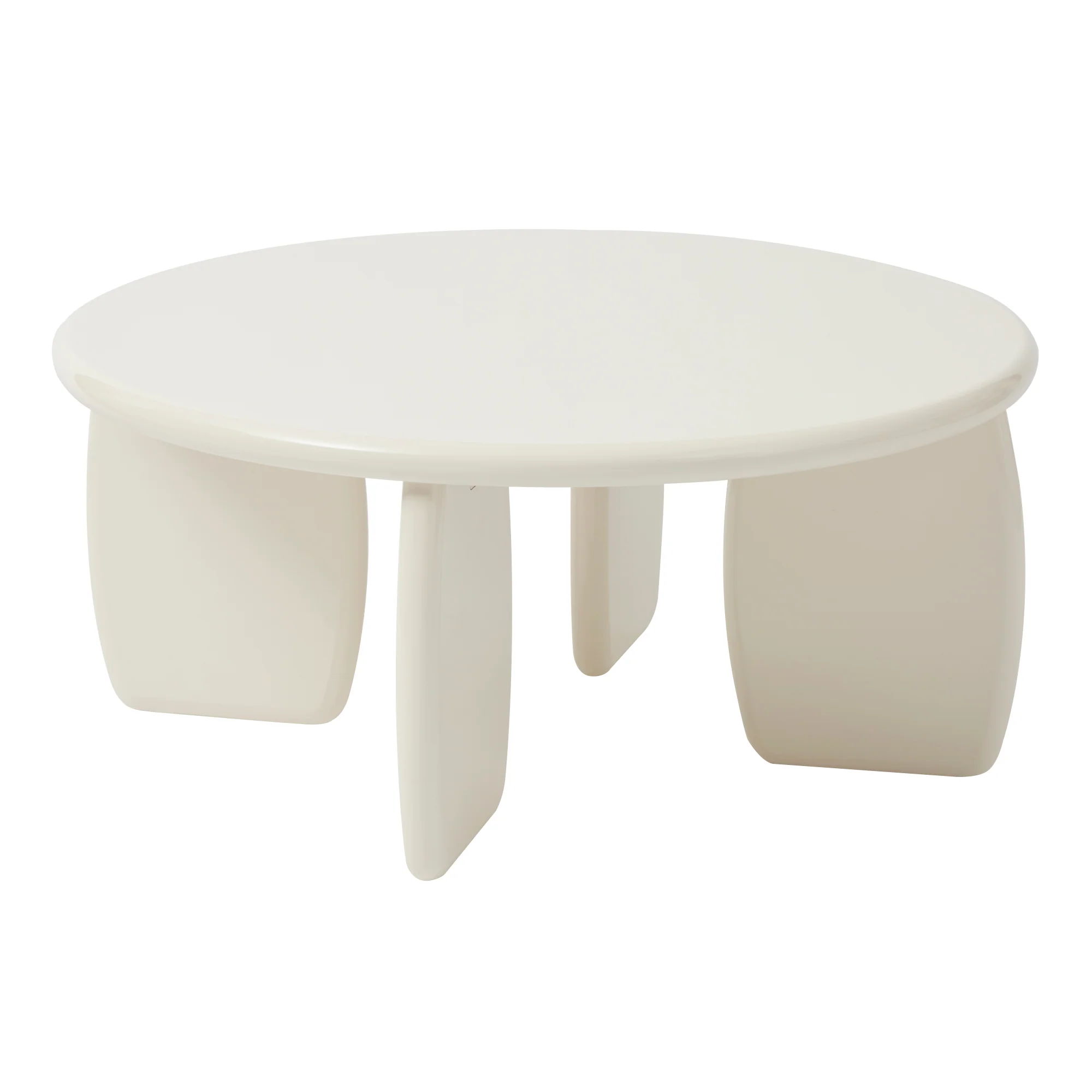 Charlie Gloss Coffee Table Cream - Image 2