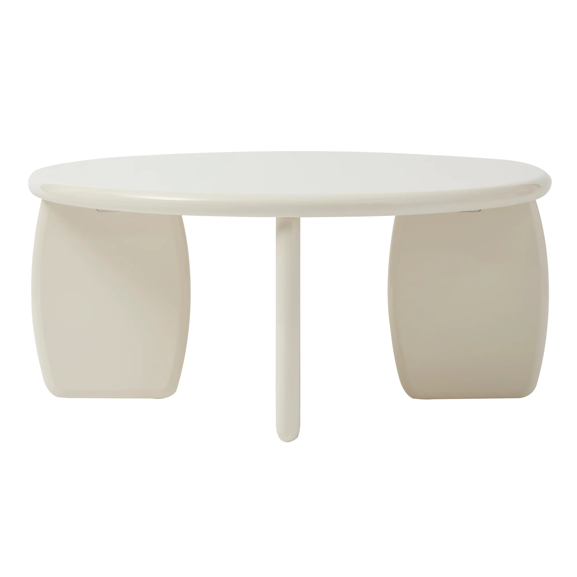 Charlie Gloss Coffee Table Cream - Image 9