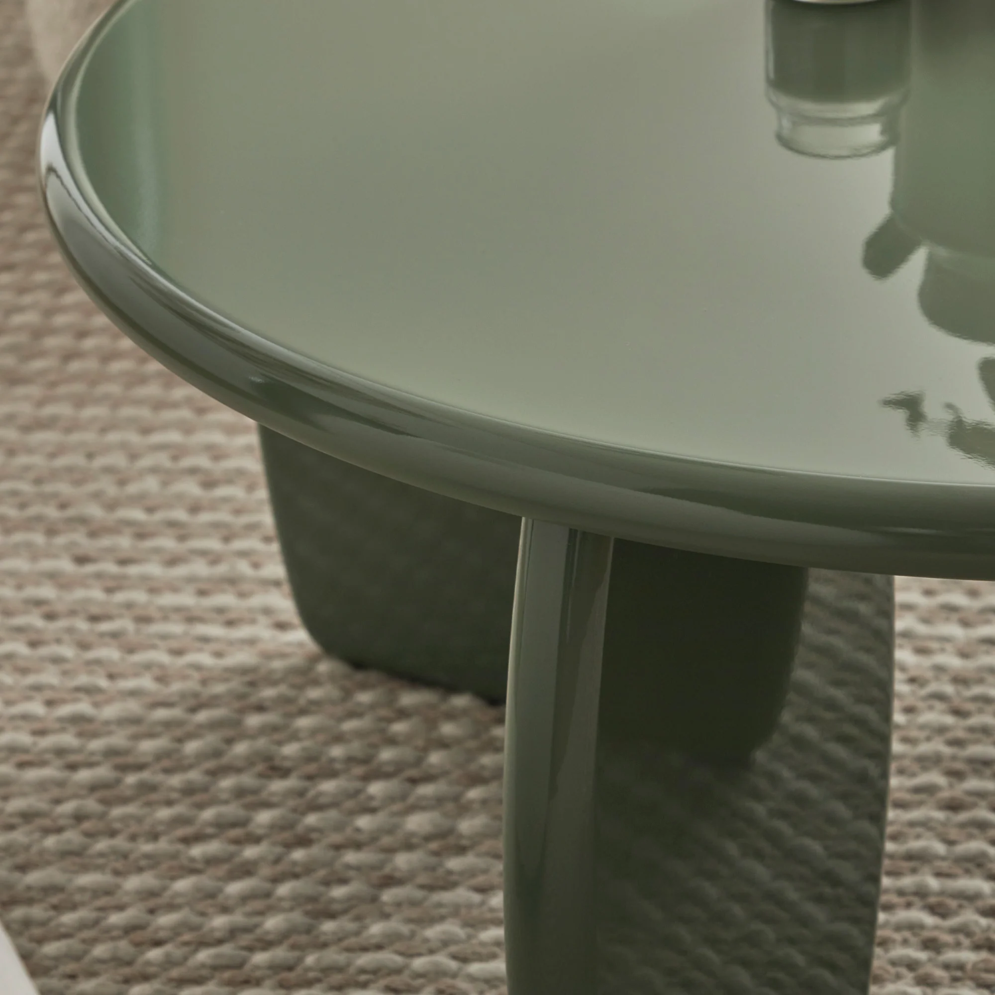 Charlie Gloss Coffee Table Green - Image 4