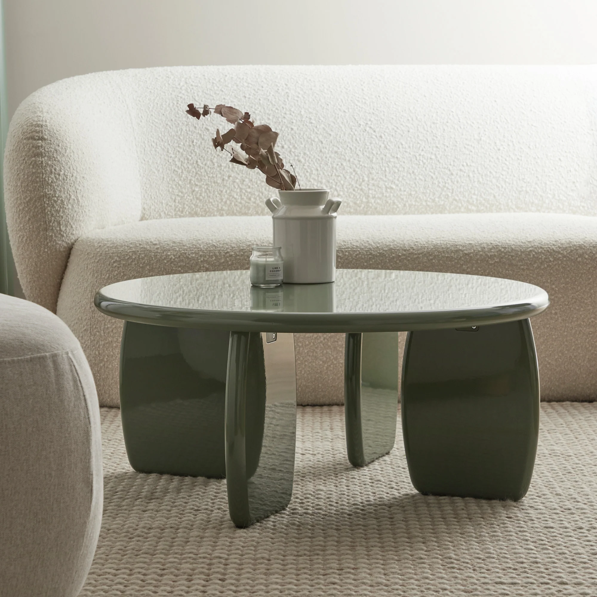 Charlie Gloss Coffee Table Green - Image 5