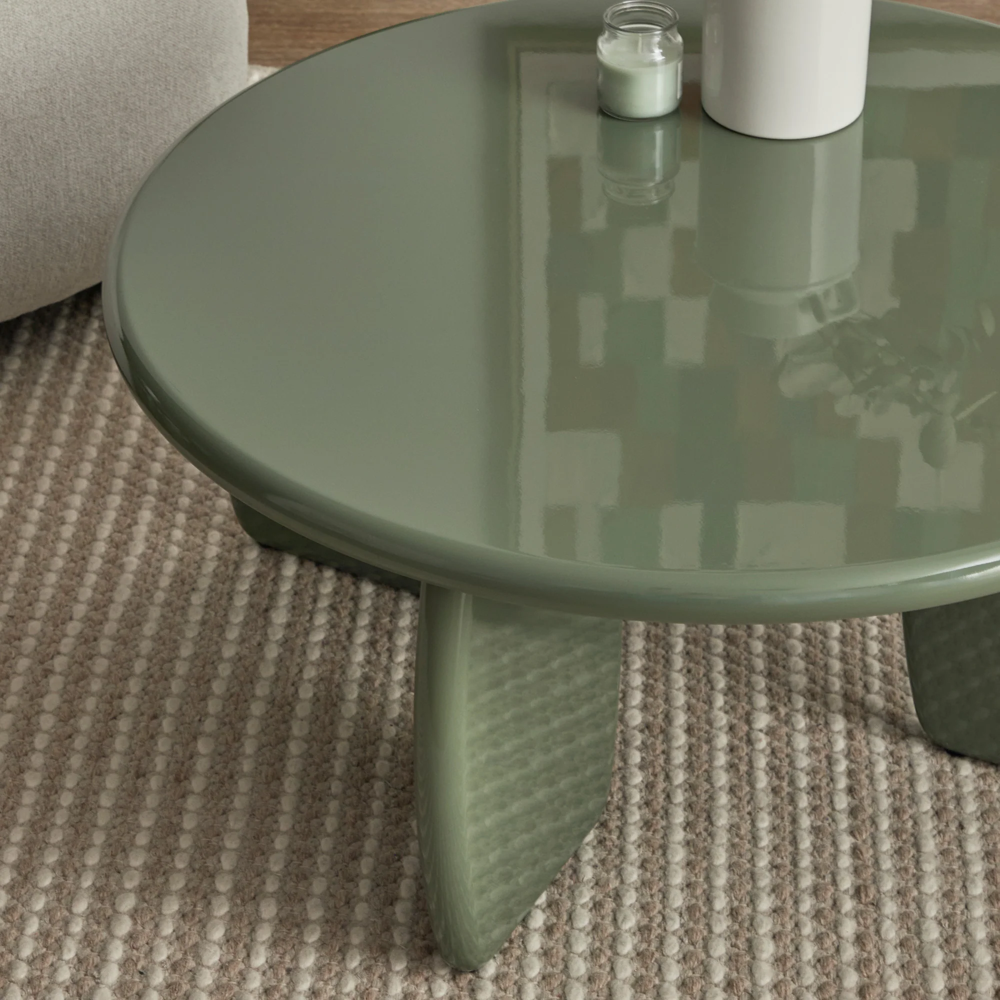 Charlie Gloss Coffee Table Green - Image 6