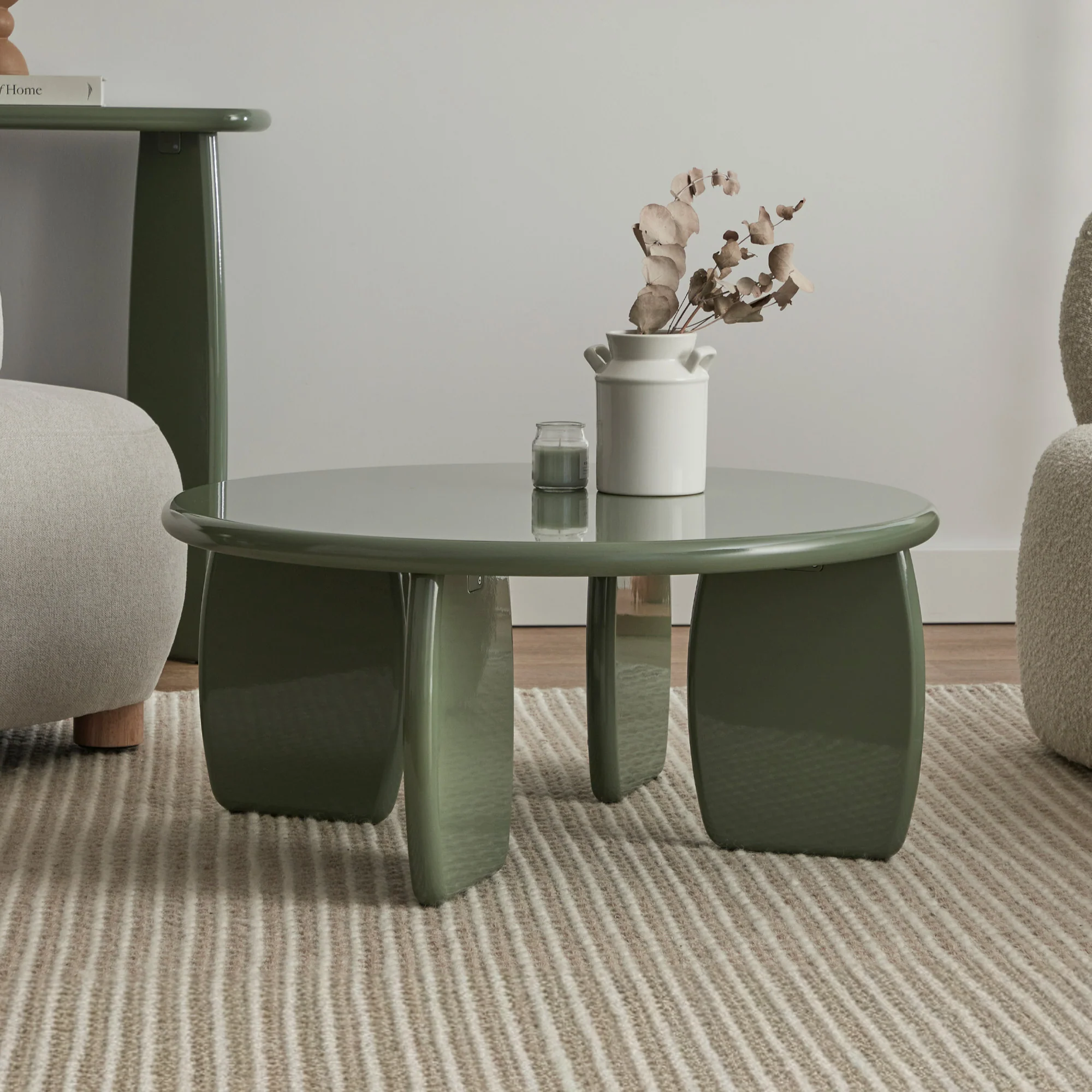 Charlie Gloss Coffee Table Green - Image 7