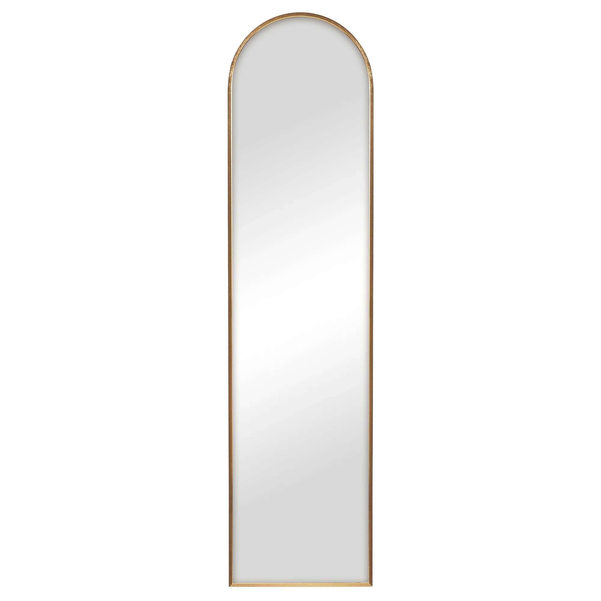 Cindy 120cm Arched Leaning Wall Mirror Black - Image 9