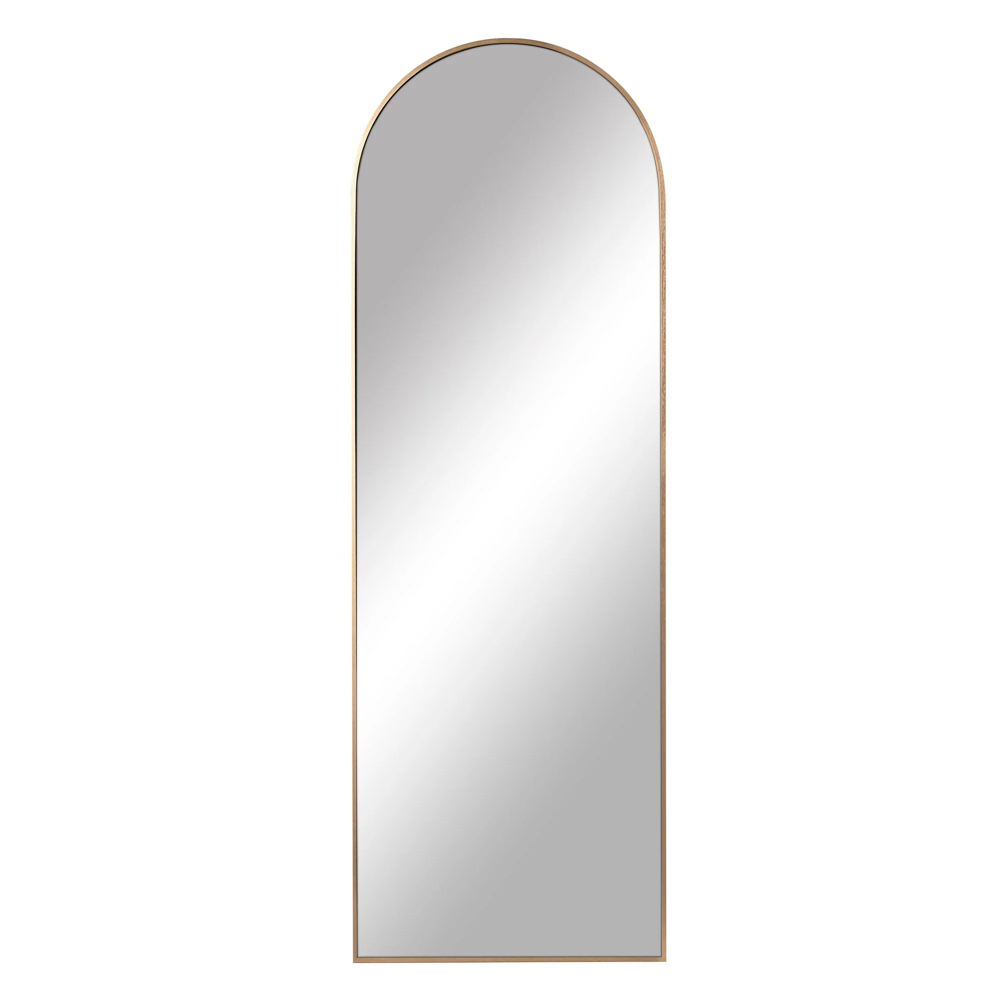 Cindy 165cm Arched Standing Full Length Mirror Gold - Image 6
