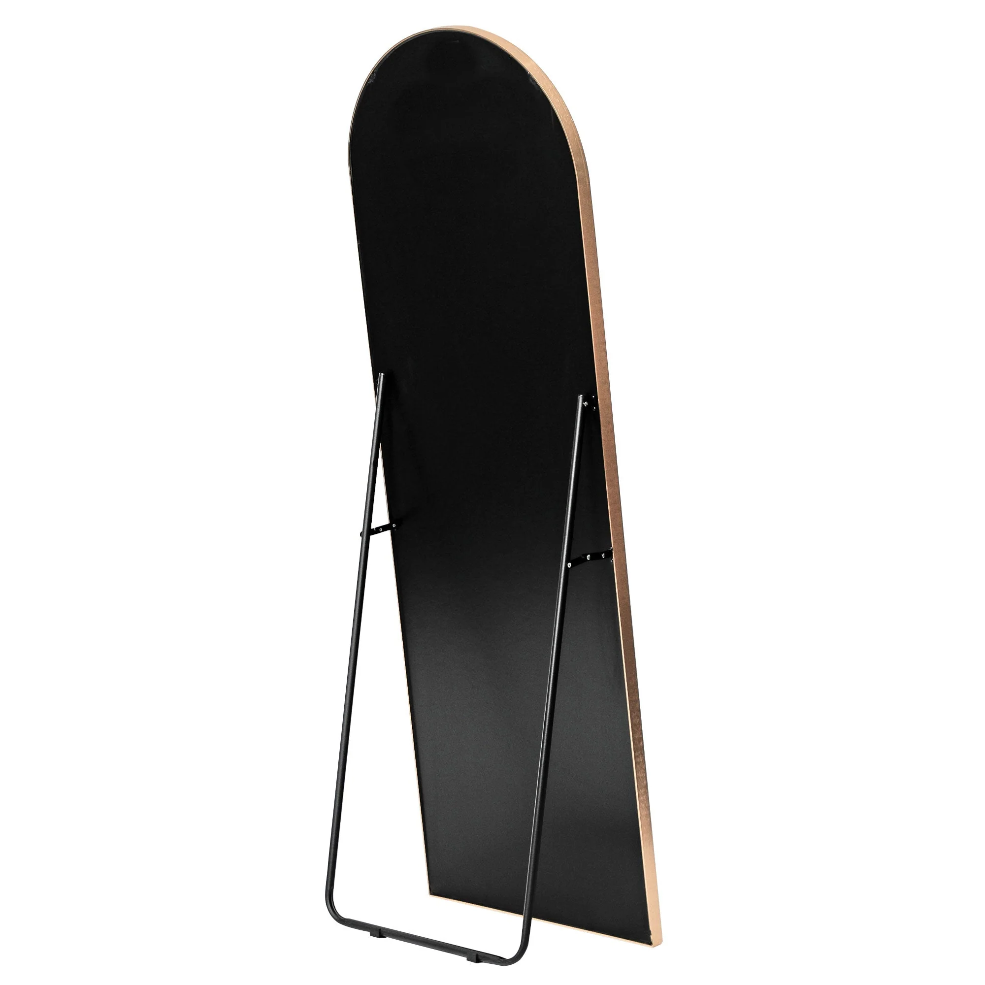 Cindy 165cm Arched Standing Full Length Mirror Gold - Image 8