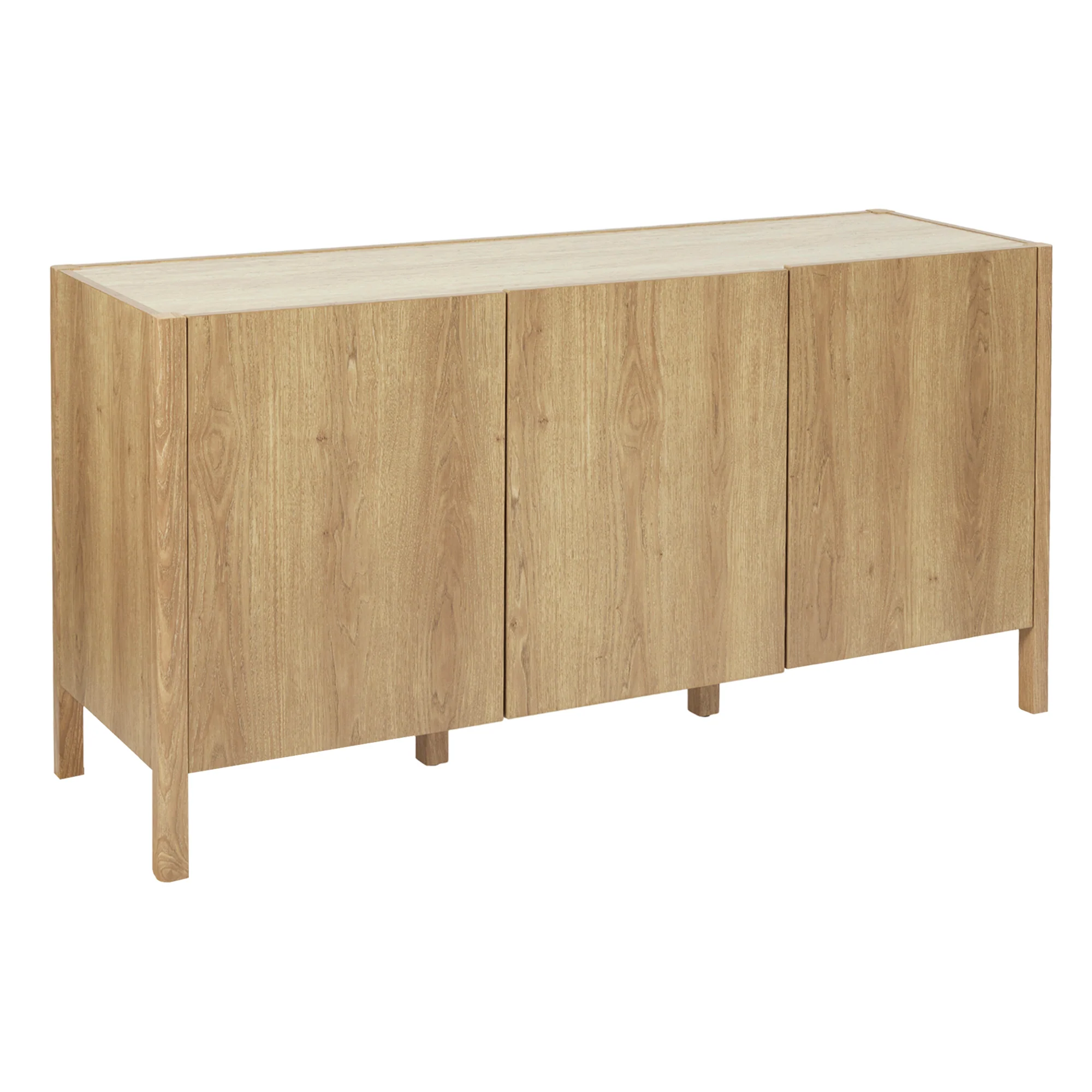 Clarke 3 Door Buffet Oak (150cm) - Image 2