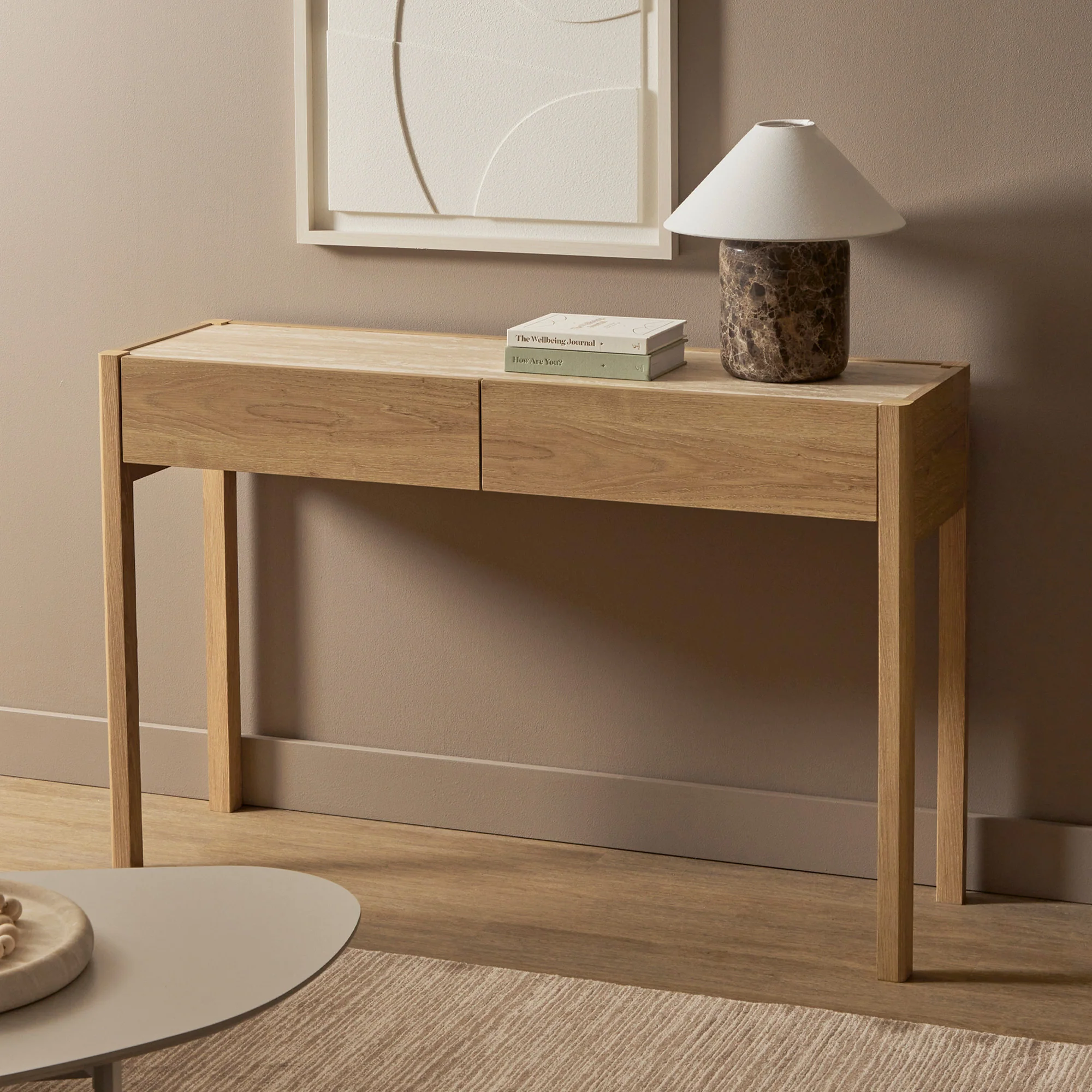 Clarke Console Table Oak (120cm)