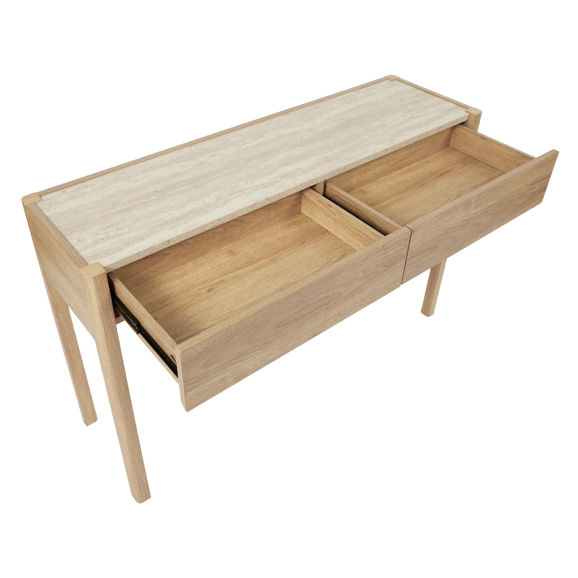 Clarke Console Table Oak (120cm) - Image 11