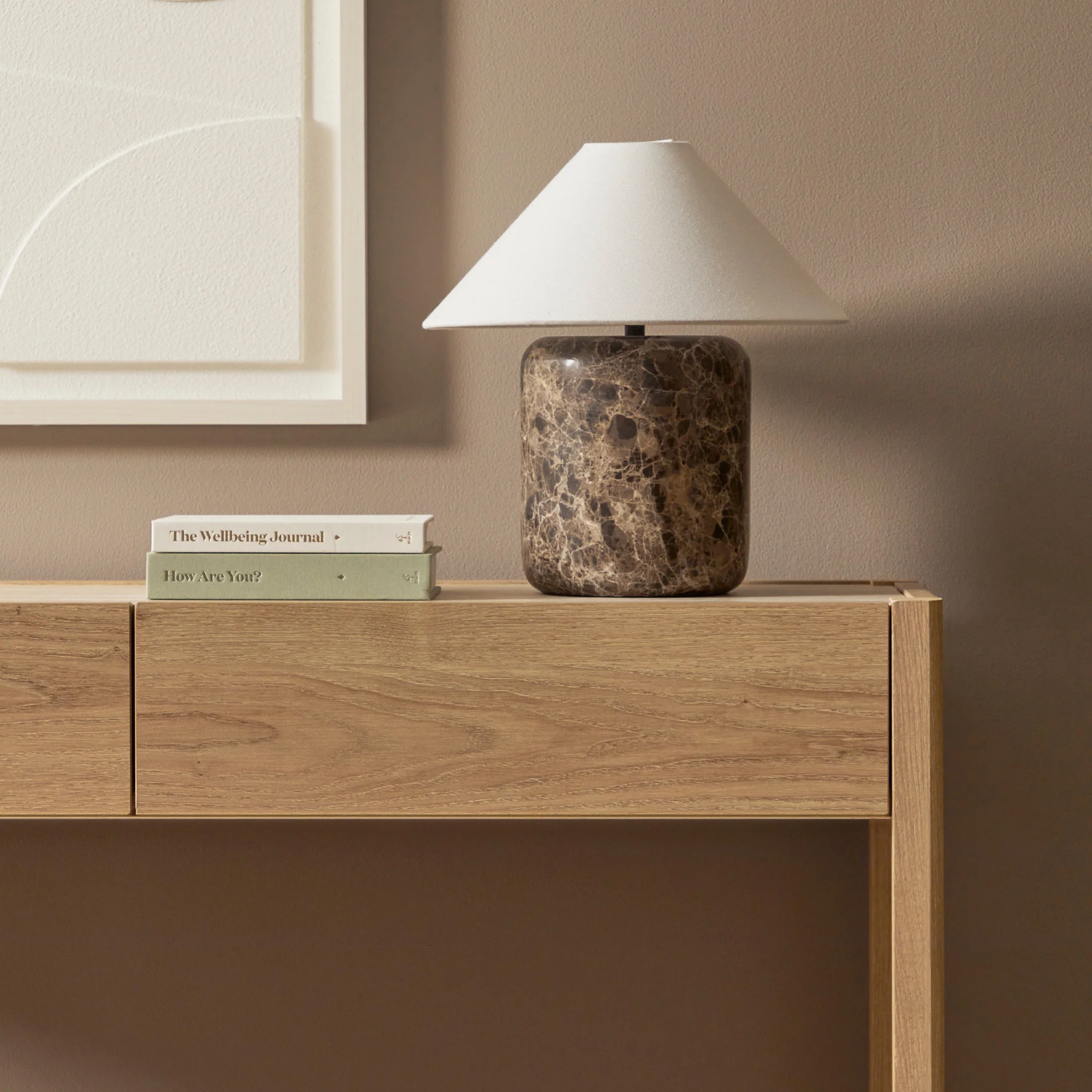 Clarke Console Table Oak (120cm) - Image 4