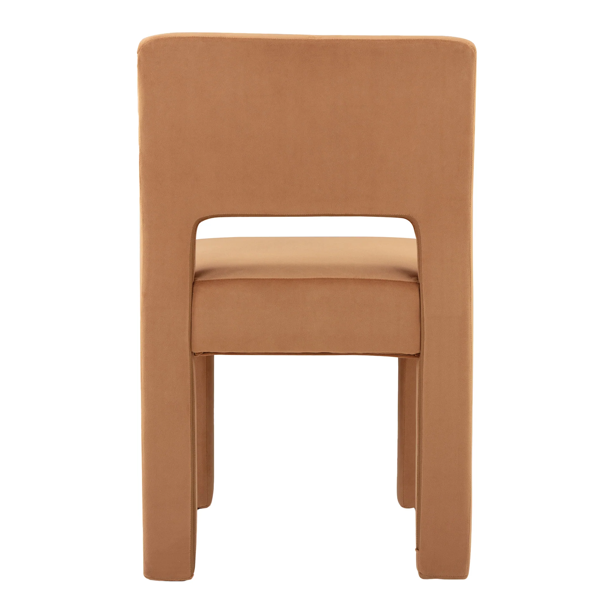 Claude Set of 2 Dining Chairs Rust Velvet - Image 14