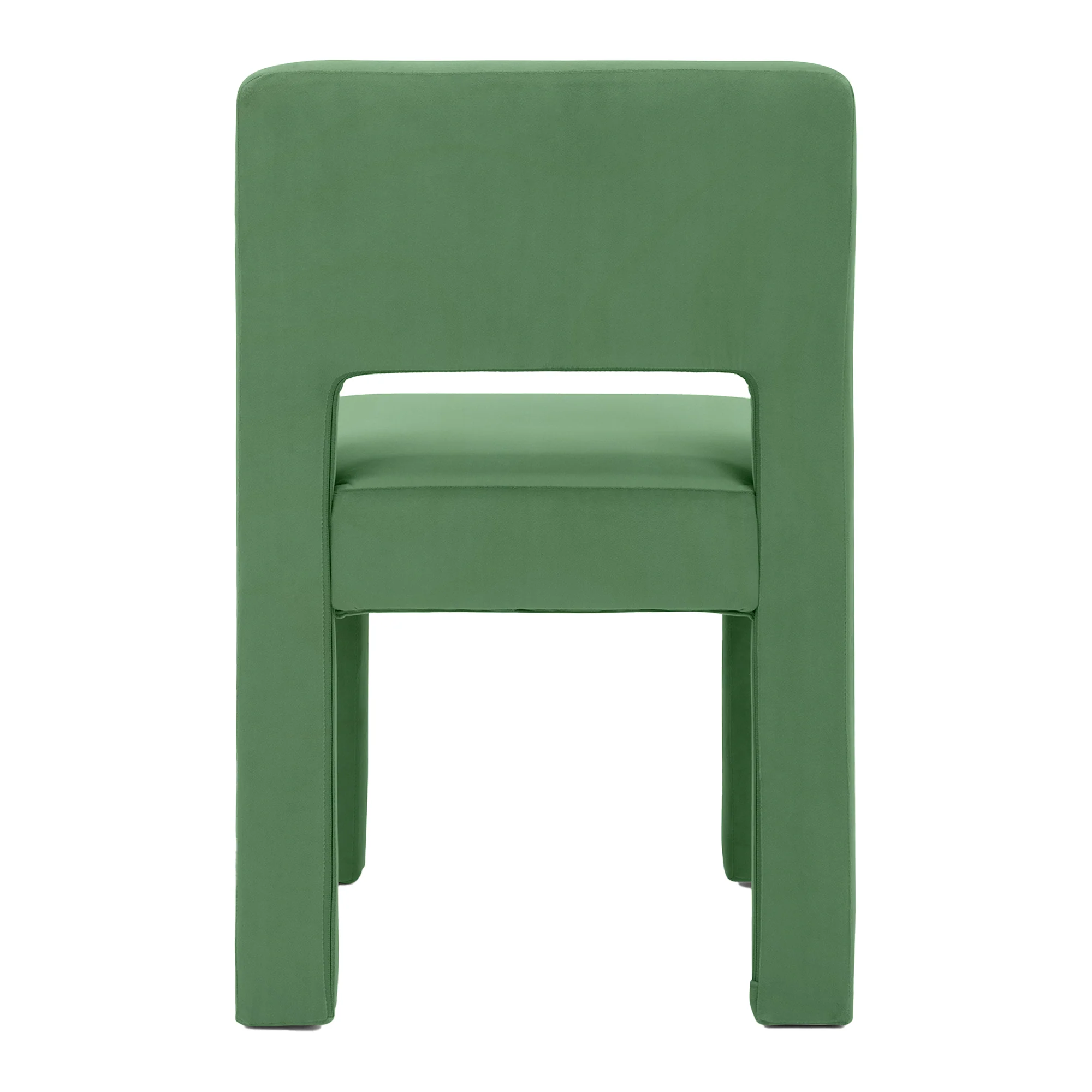 Claude Set of 4 Dining Chairs Green Velvet - Image 14