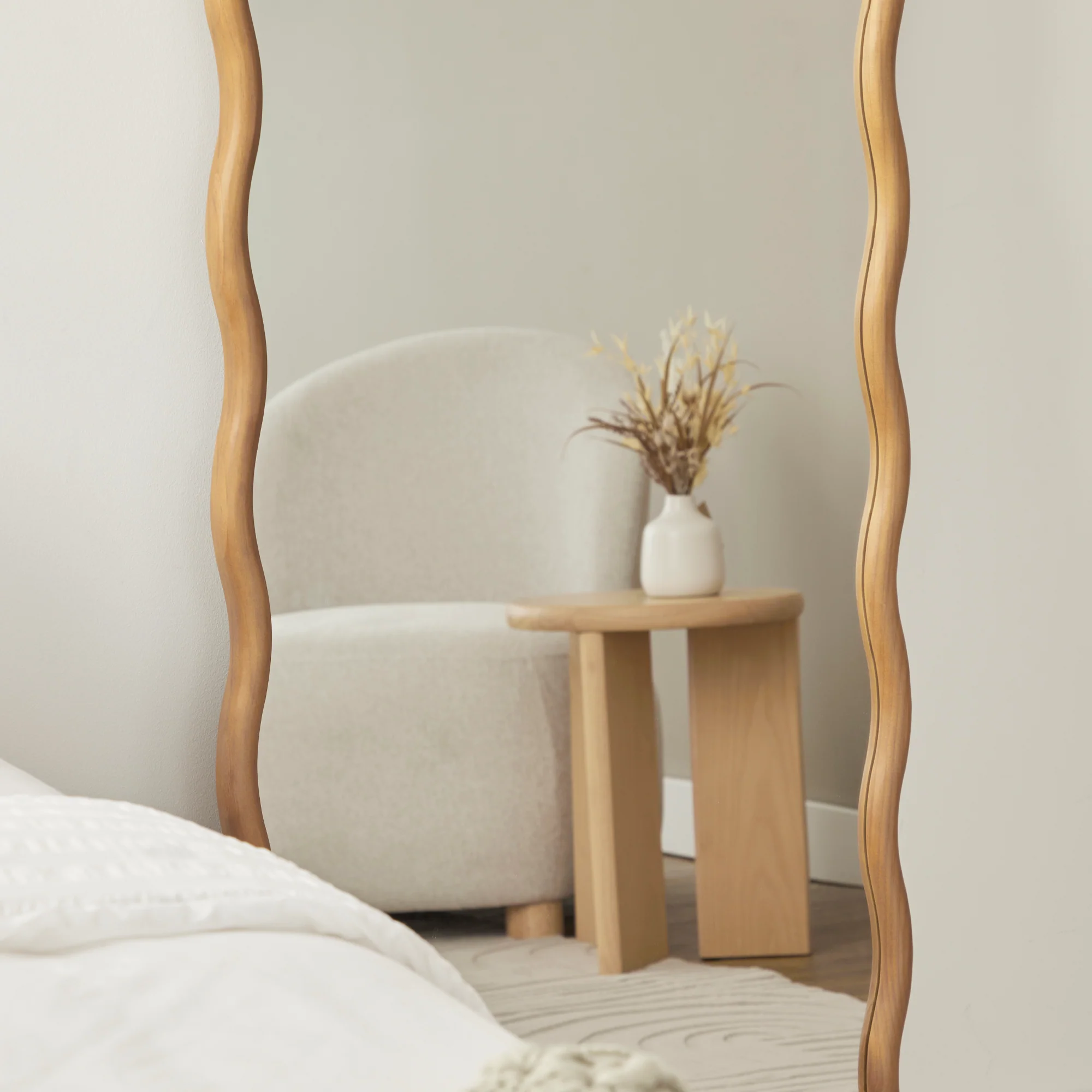 Codie 160cm Floor Mirror Natural - Image 4