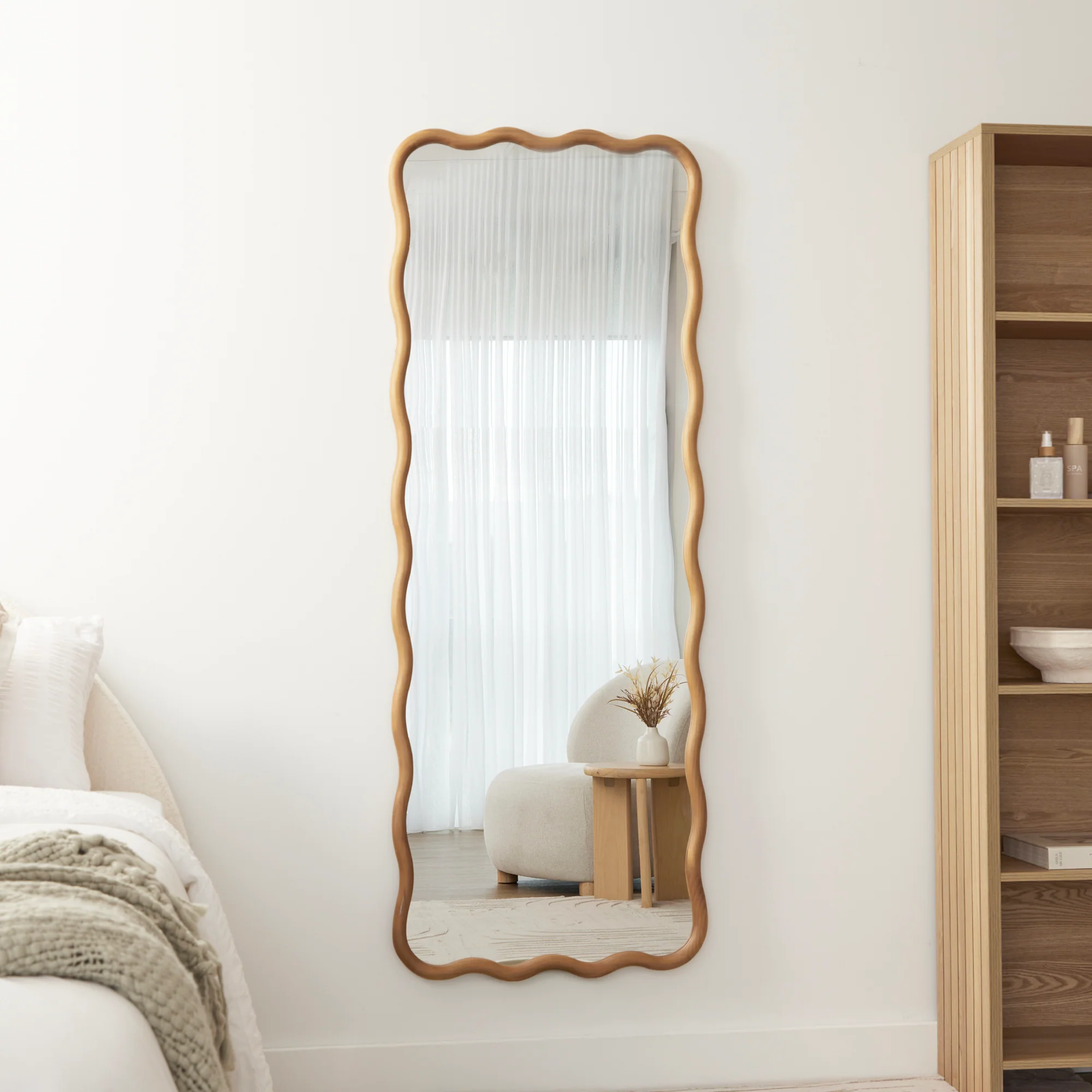 Codie 160cm Floor Mirror Natural - Image 5