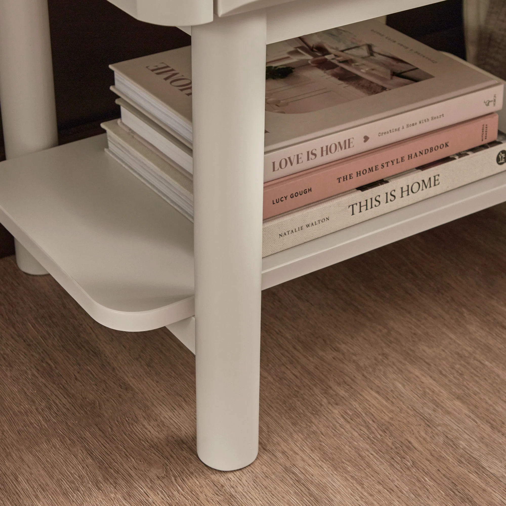Cosette Bedside Table Off-White - Image 8