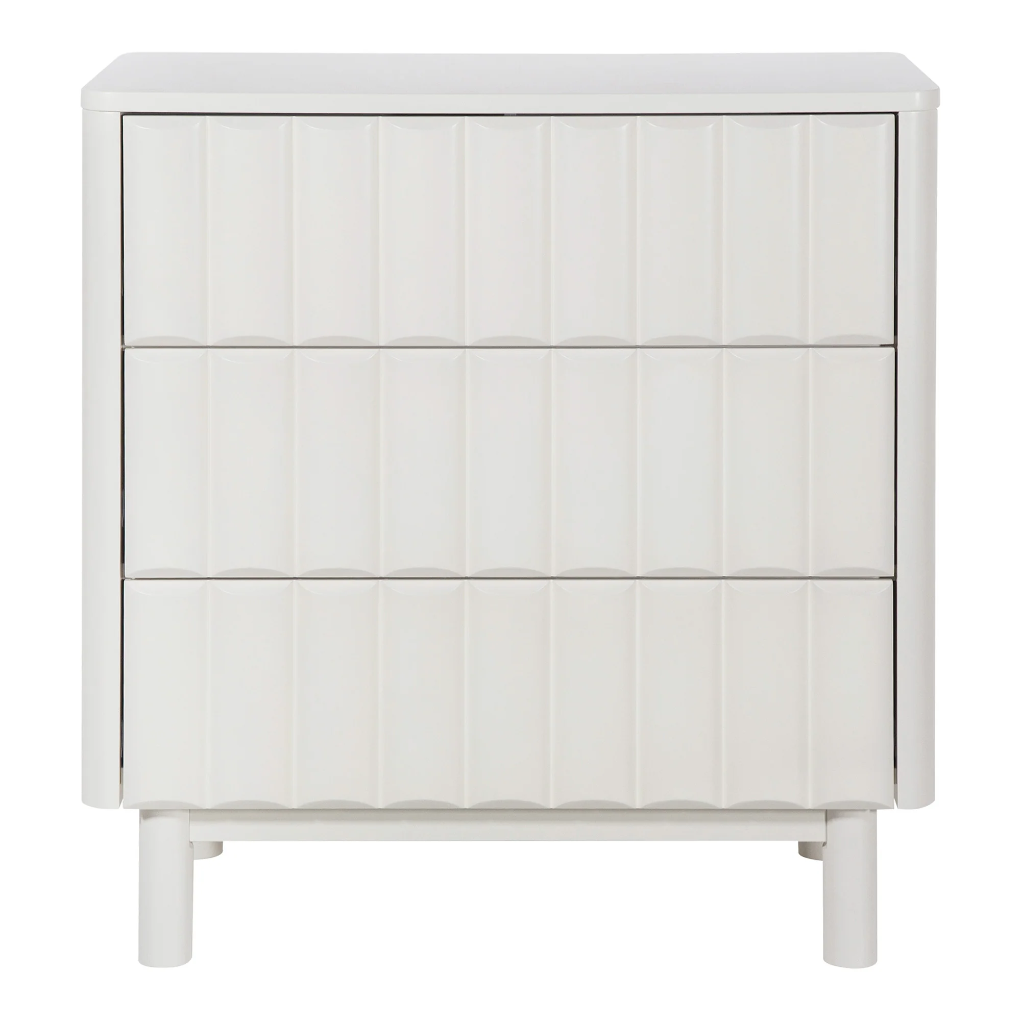 Cosette Chest of 3 Drawers Off-White - Image 12