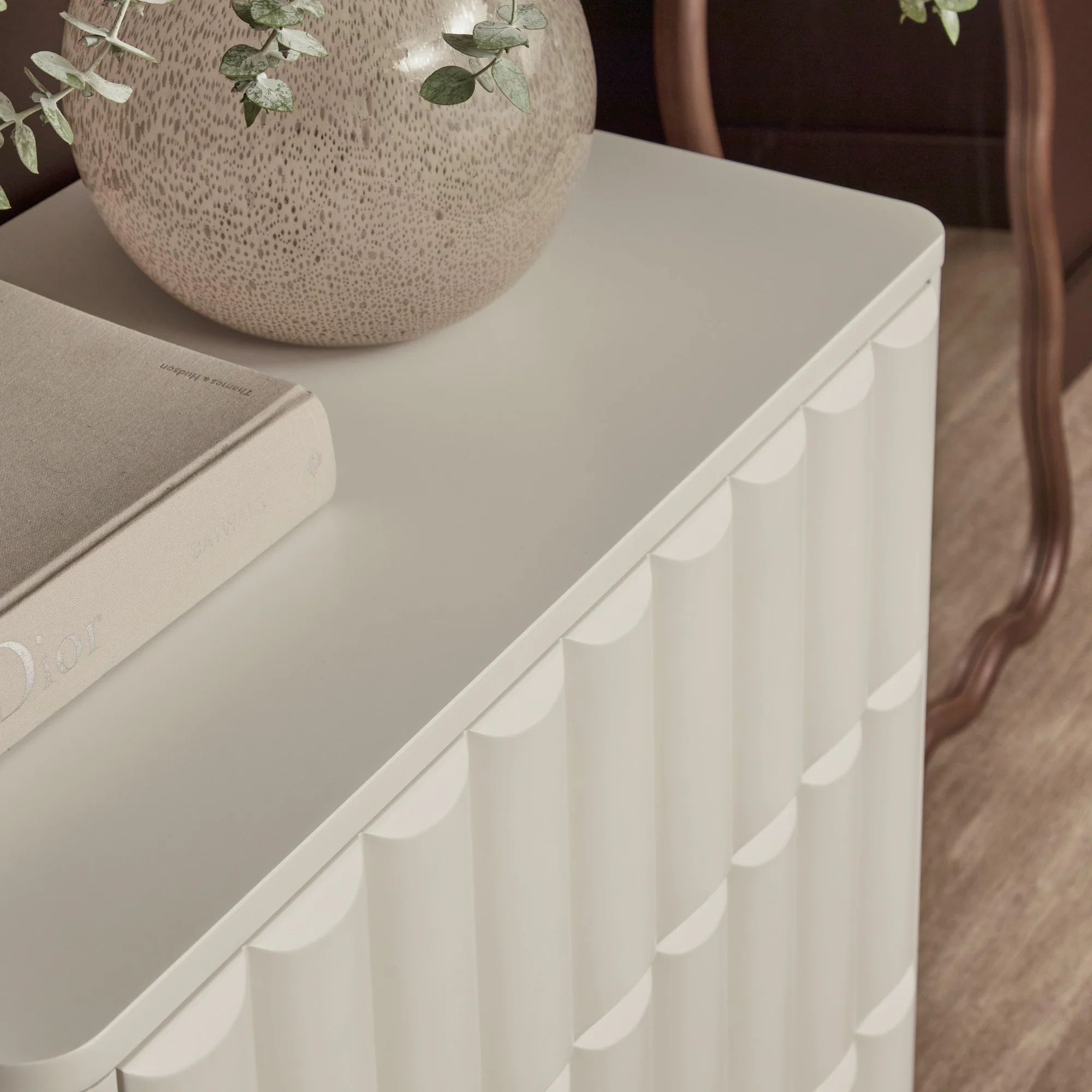 Cosette Chest of 3 Drawers Off-White - Image 8