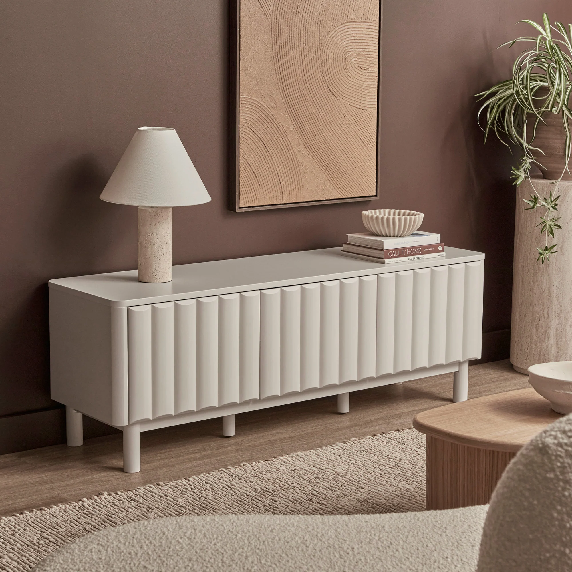 Cosette Entertainment Unit Off-White (143cm) - Image 4