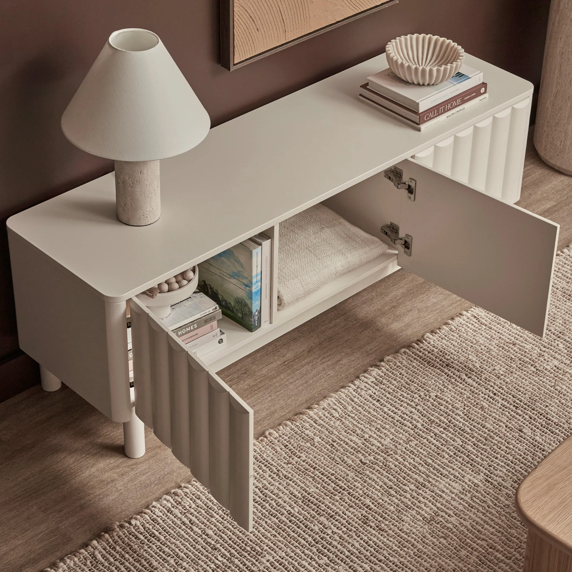 Cosette Entertainment Unit Off-White (143cm) - Image 6