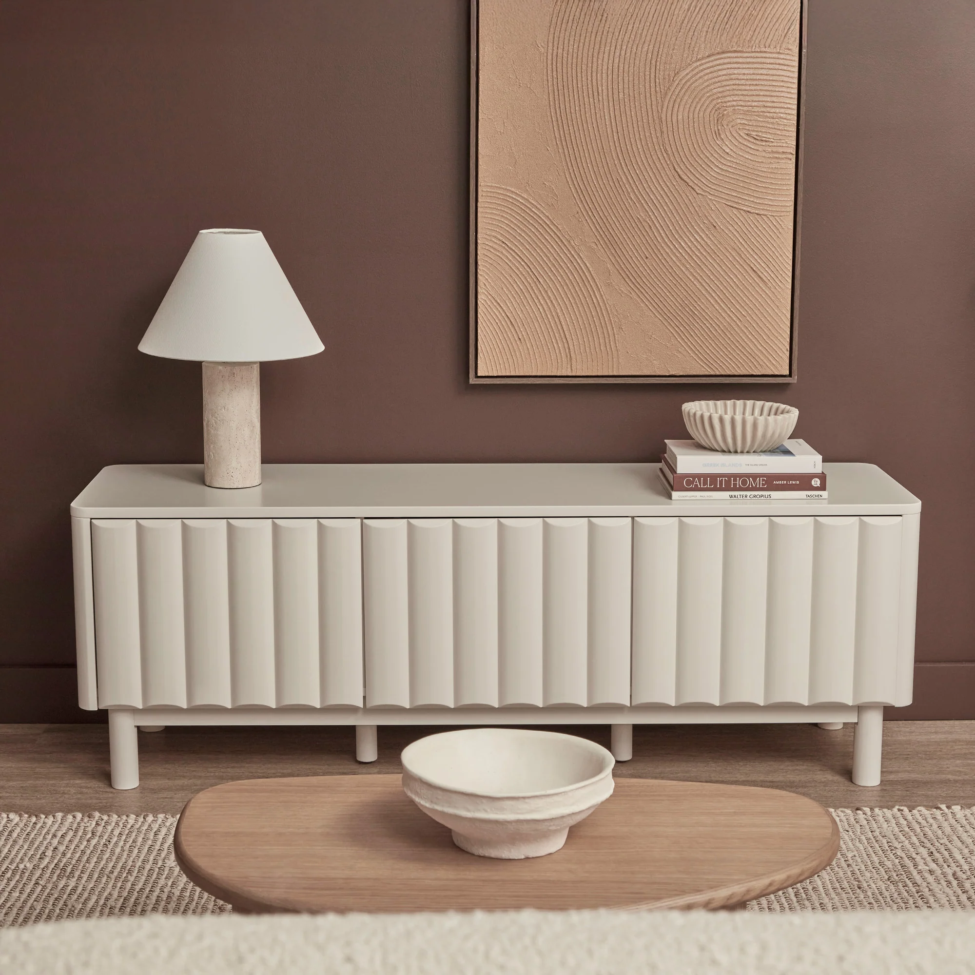 Cosette Entertainment Unit Off-White (143cm) - Image 8