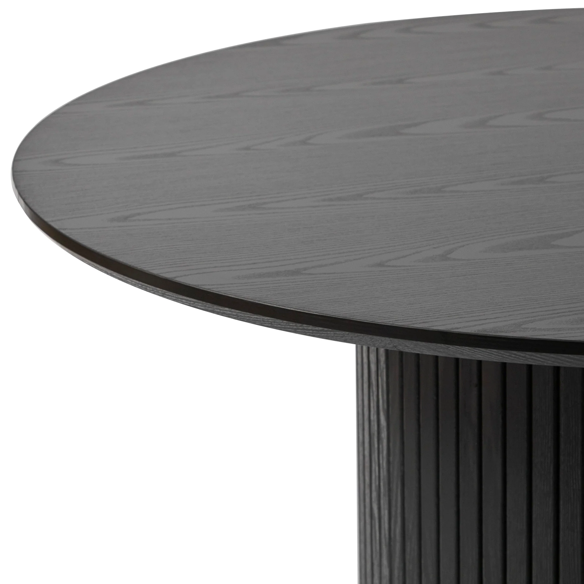 Cove Dining Table Black and Claude Set of 4 Dining Chairs Rust Set - Image 6
