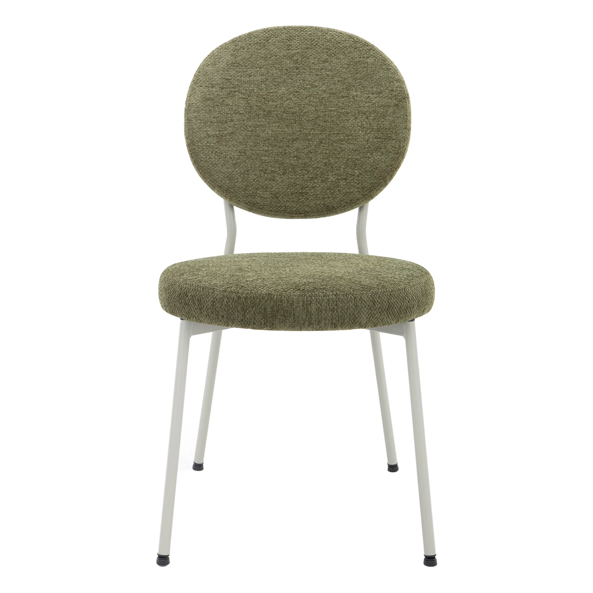 Cove Dining Table Black and Dora Set of 4 Dining Chairs Green Set - Image 12