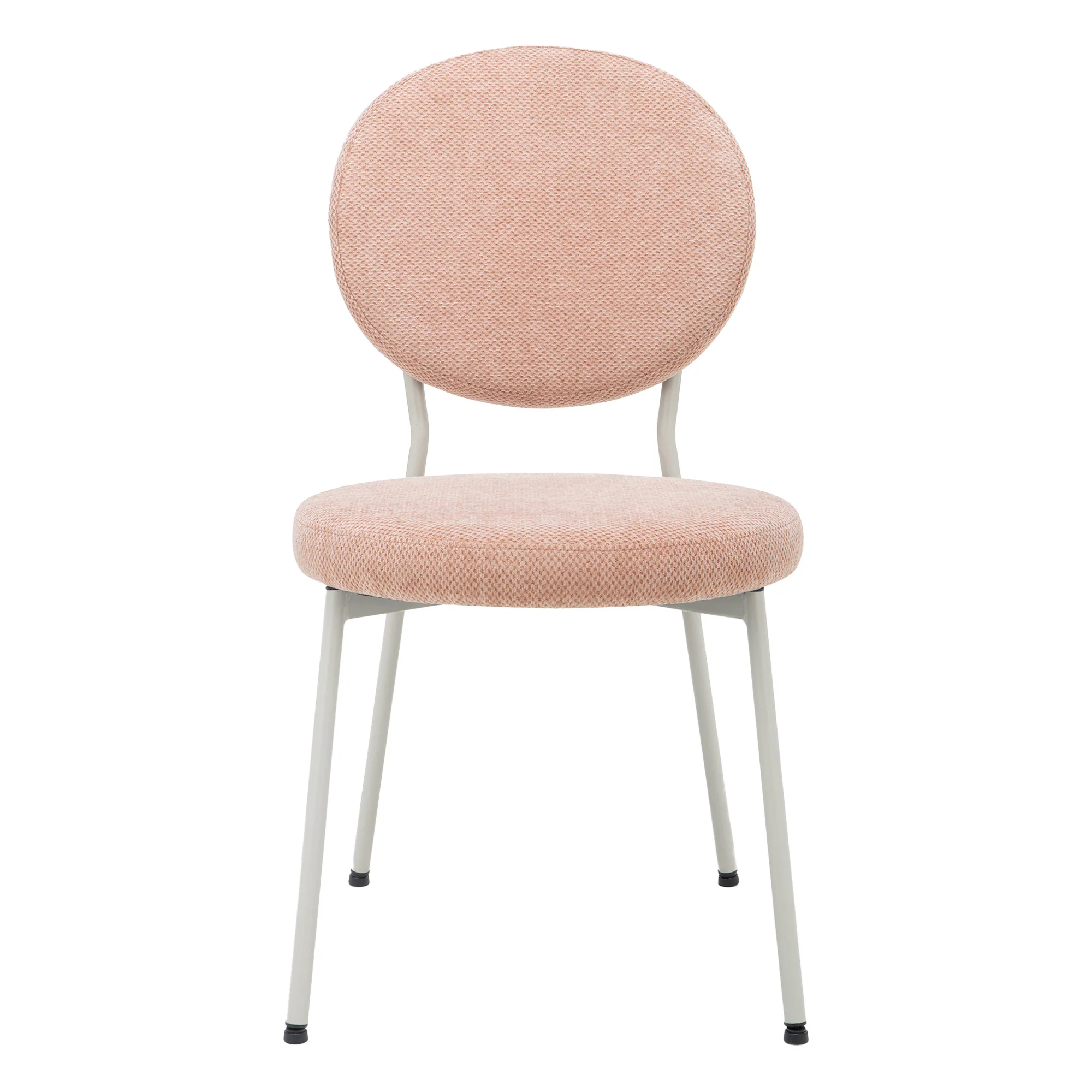 Cove Dining Table Black and Dora Set of 4 Dining Chairs Pink and Grey Set - Image 12