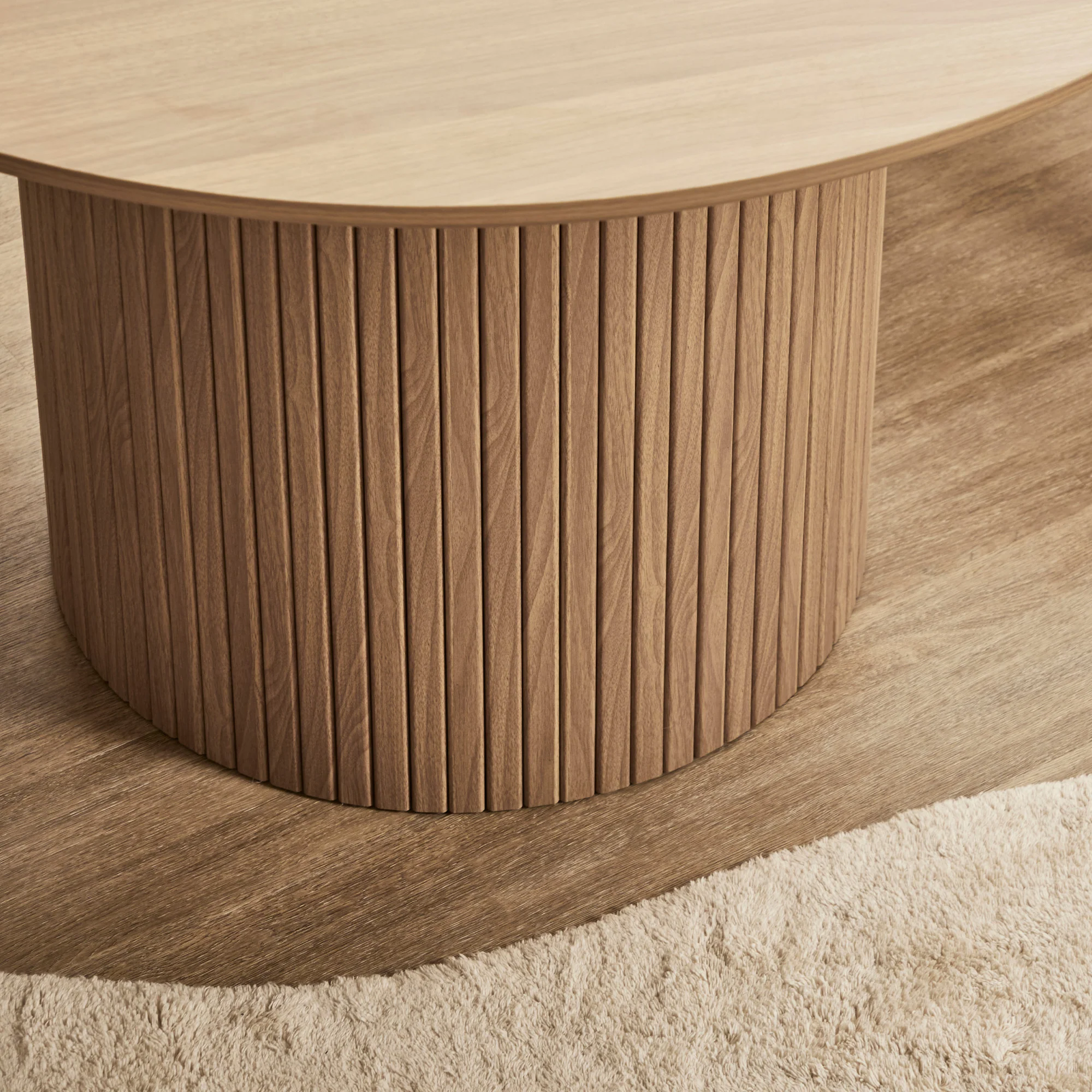 Cove Dining Table Oak (120cm) - Image 7