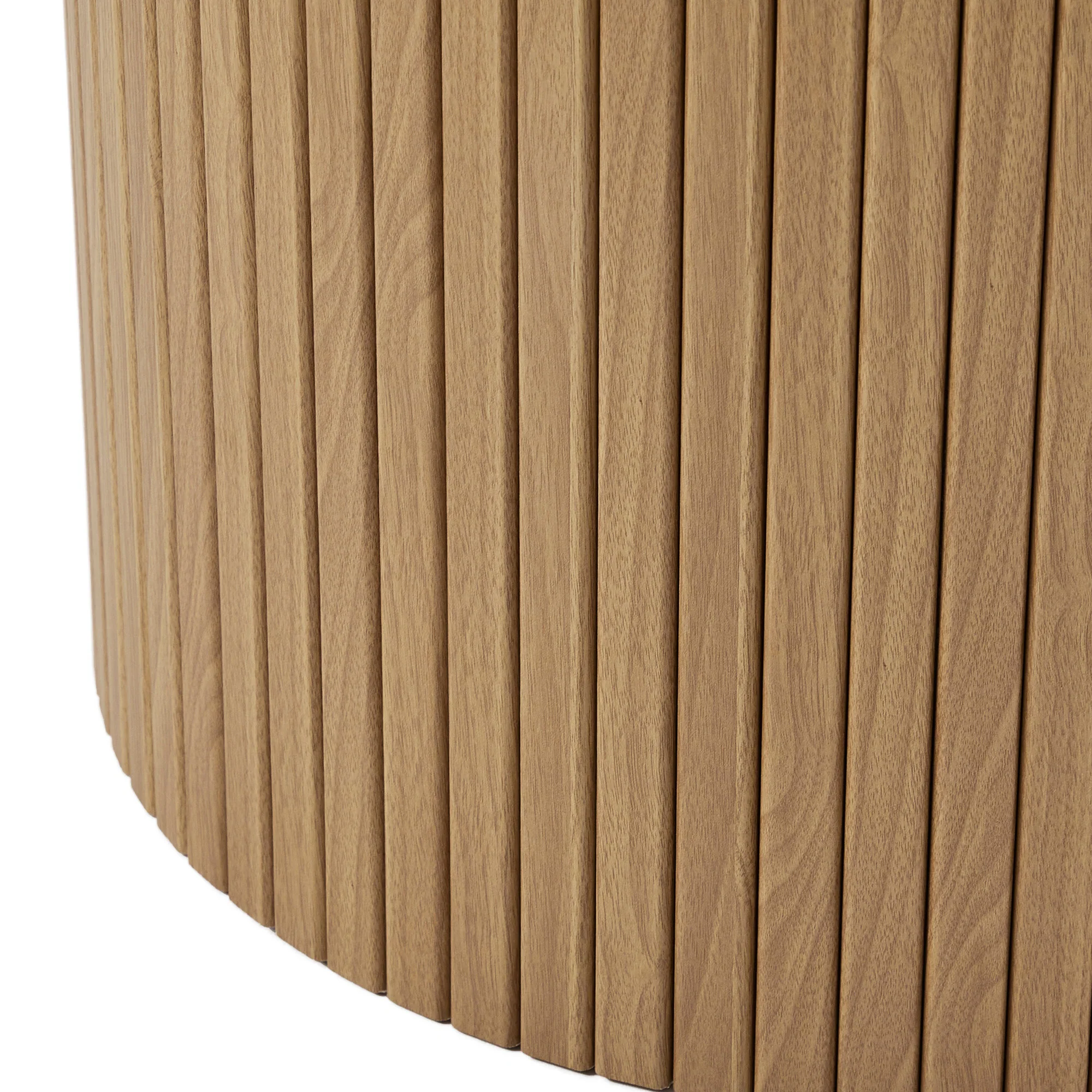 Cove Dining Table Oak and Alexis Set of 4 Dining Chairs Cream Set - Image 8