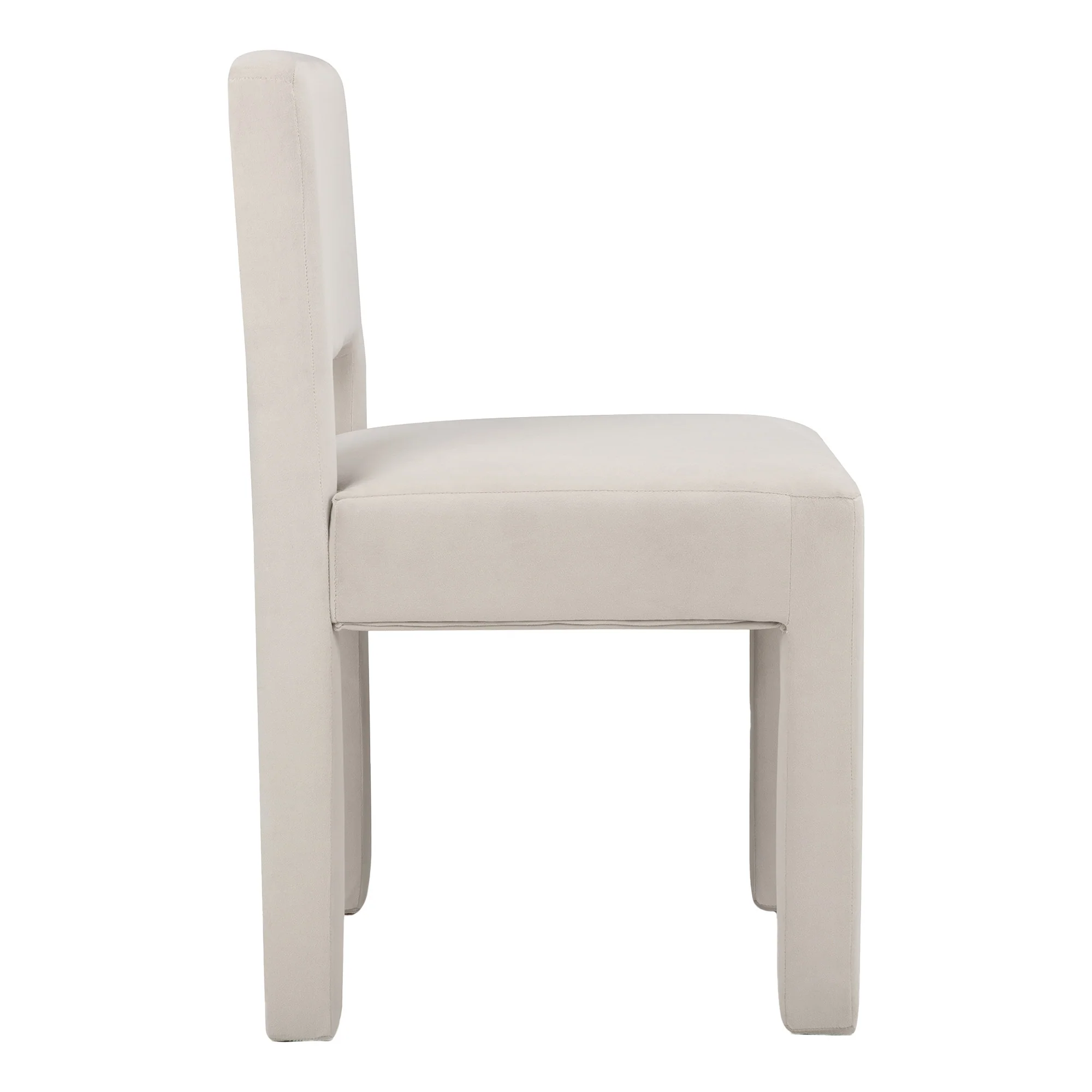 Cove Dining Table Oak and Claude Set of 4 Dining Chairs Beige Set - Image 13