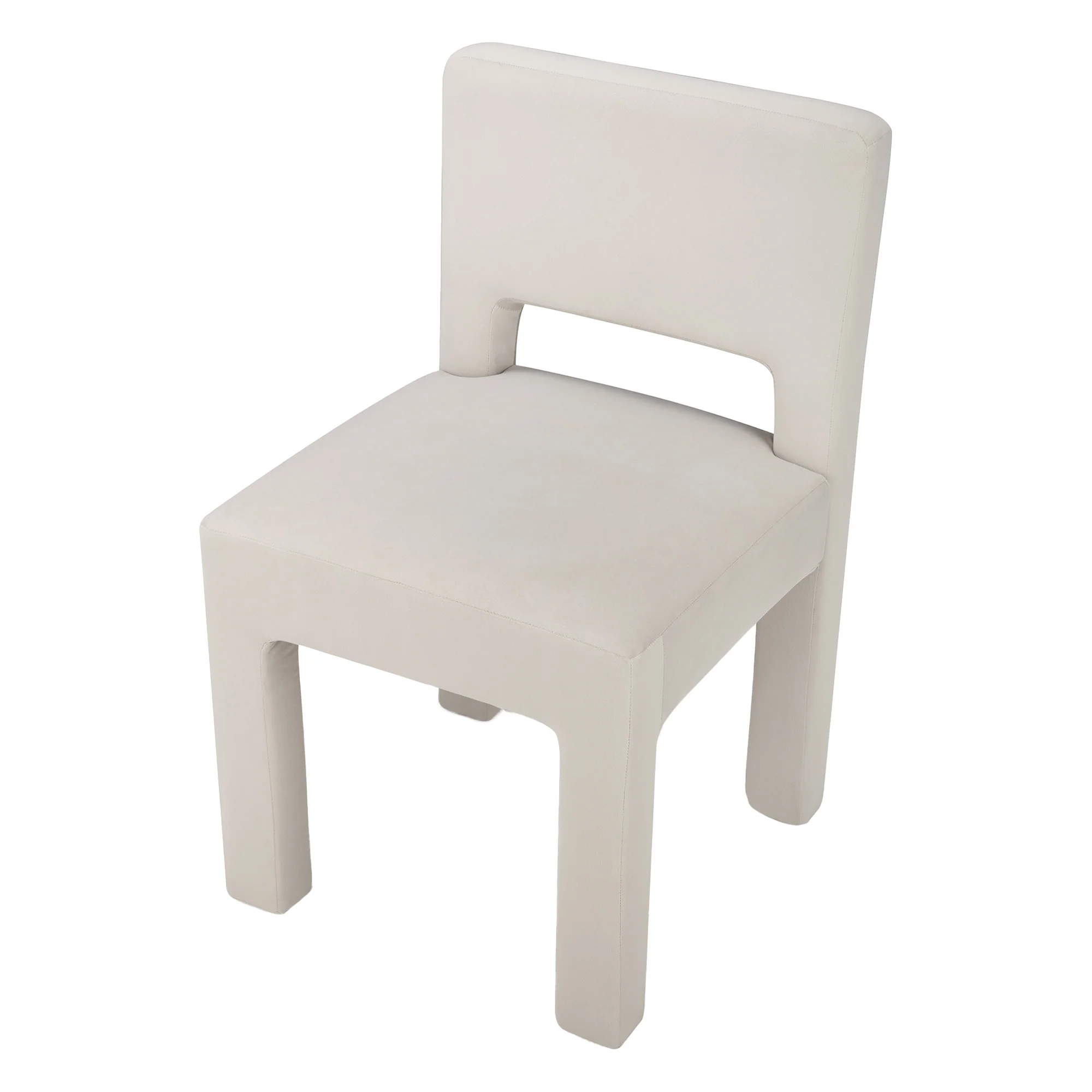 Cove Dining Table Oak and Claude Set of 4 Dining Chairs Beige Set - Image 15