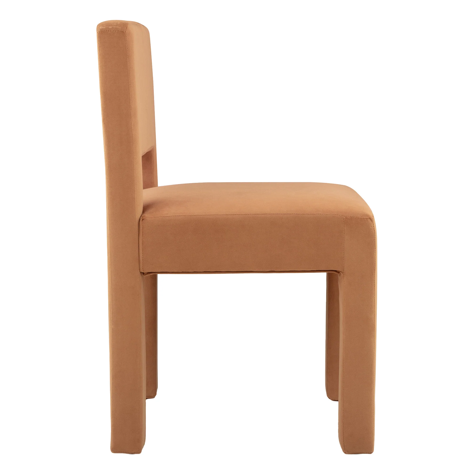 Cove Dining Table Oak and Claude Set of 4 Dining Chairs Rust Set - Image 13