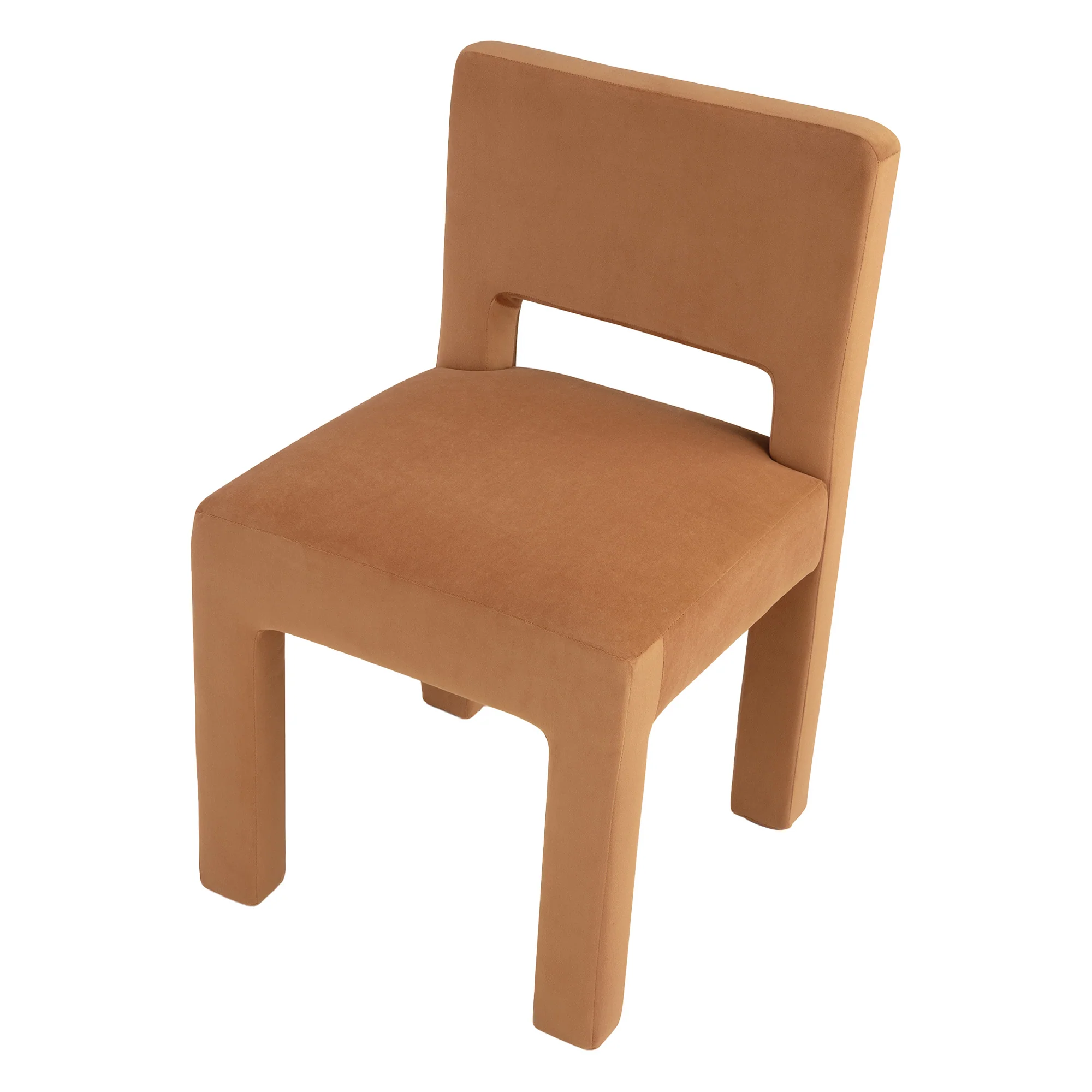 Cove Dining Table Oak and Claude Set of 4 Dining Chairs Rust Set - Image 15