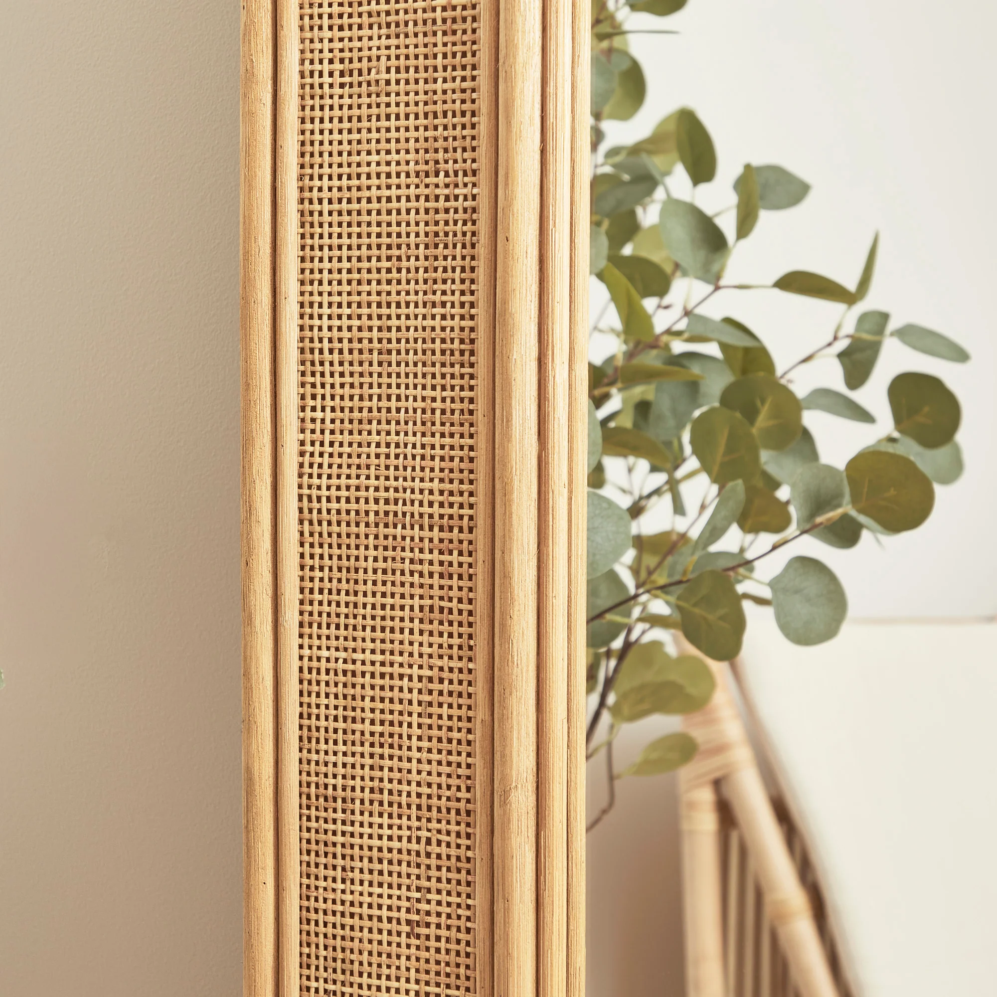 Cove Rattan 180cm Rectangle Mirror - Image 6