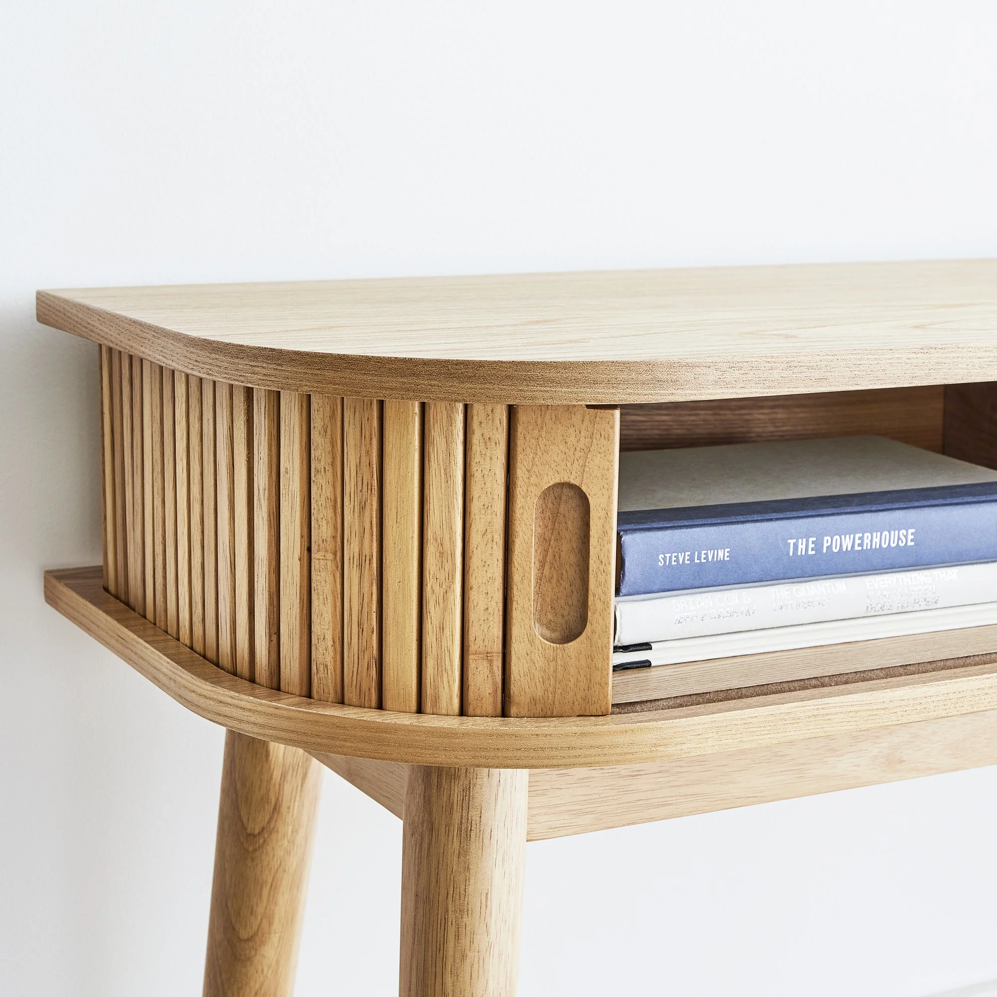 Curve Console Table Natural (100cm) - Image 4