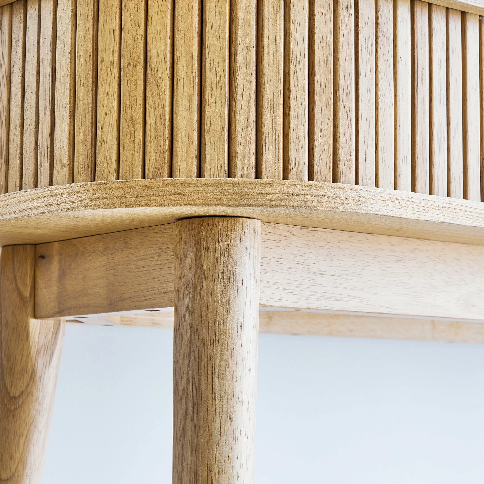 Curve Console Table Natural (100cm) - Image 7