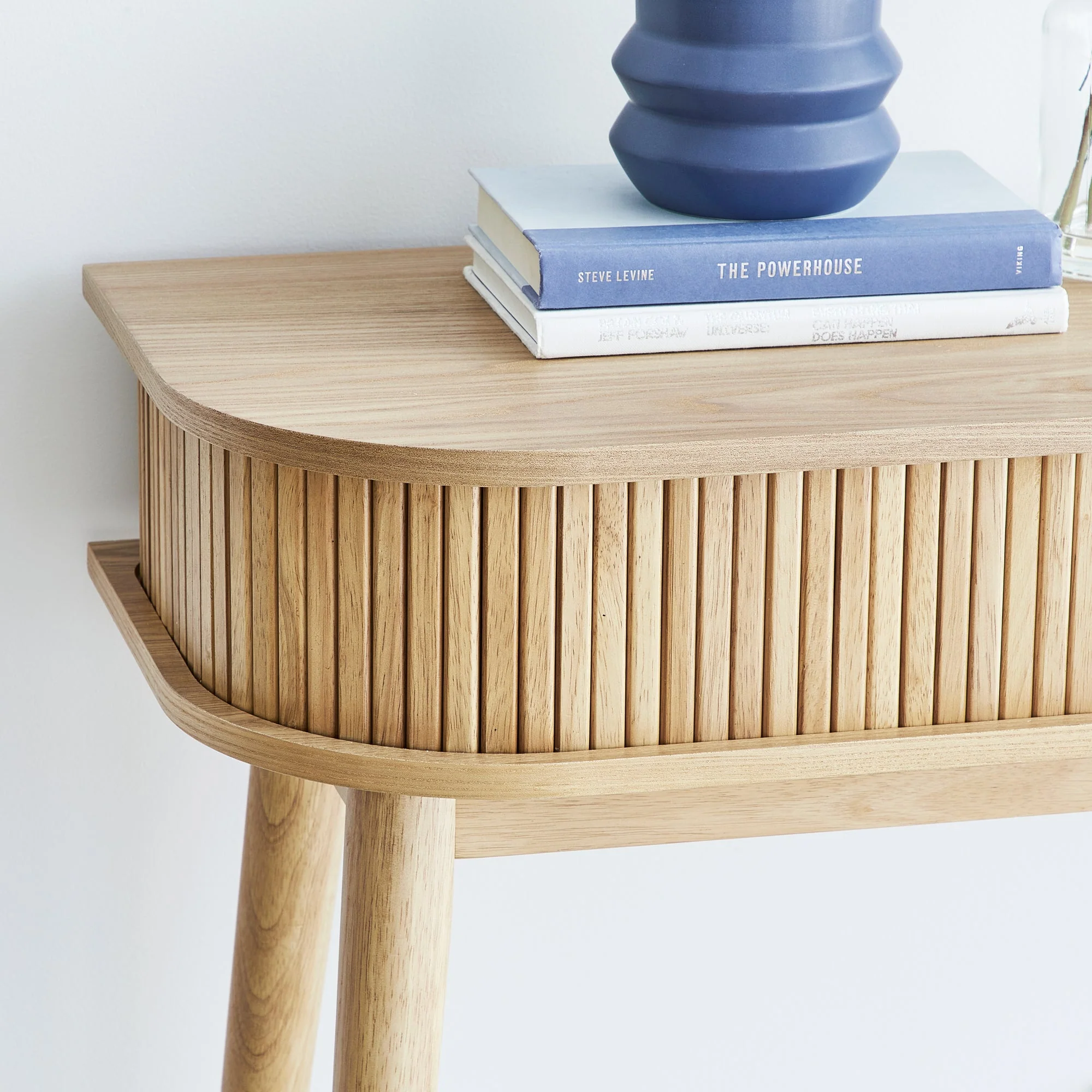 Curve Console Table Natural (100cm) - Image 8