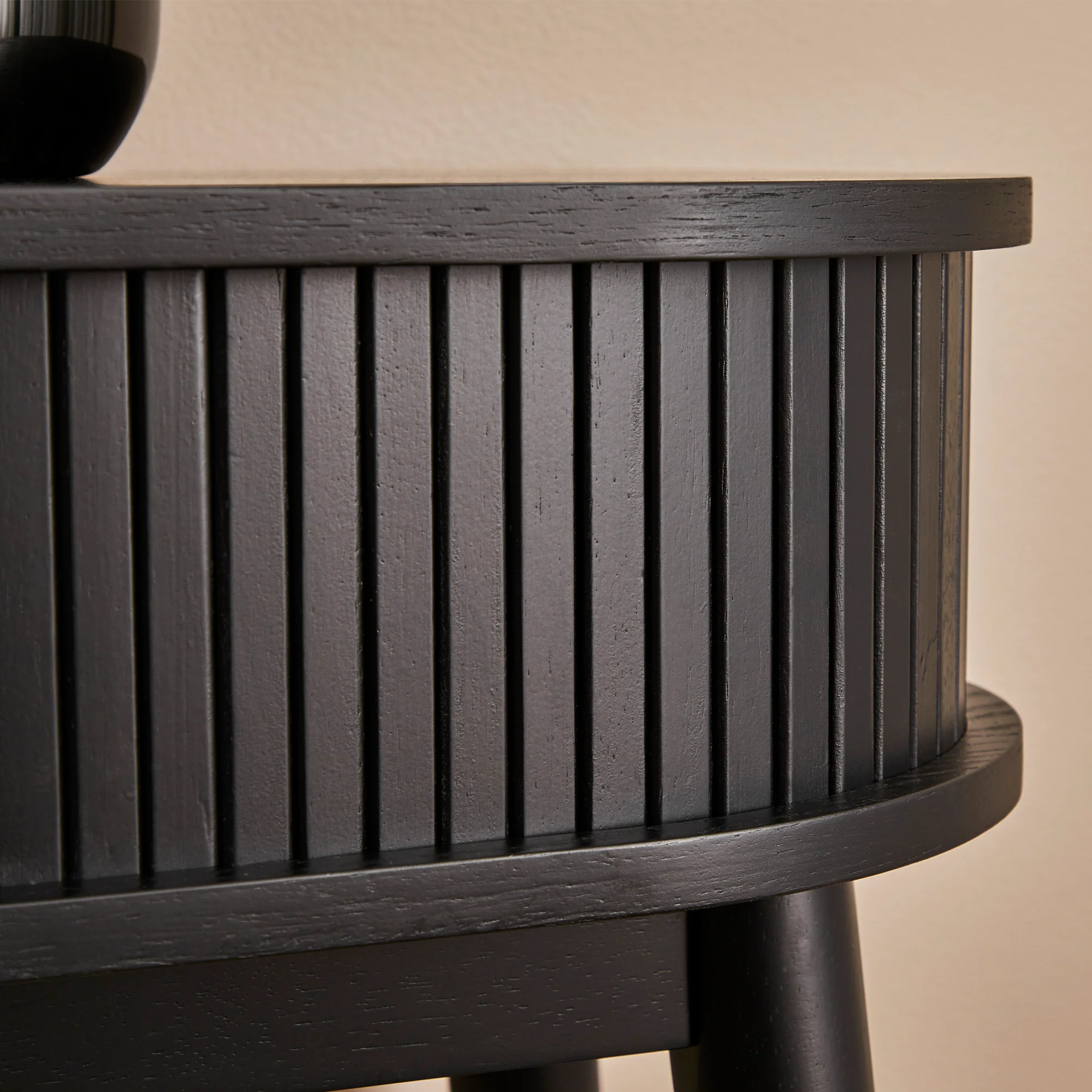 Curve Console Table Black (100cm) - Image 8