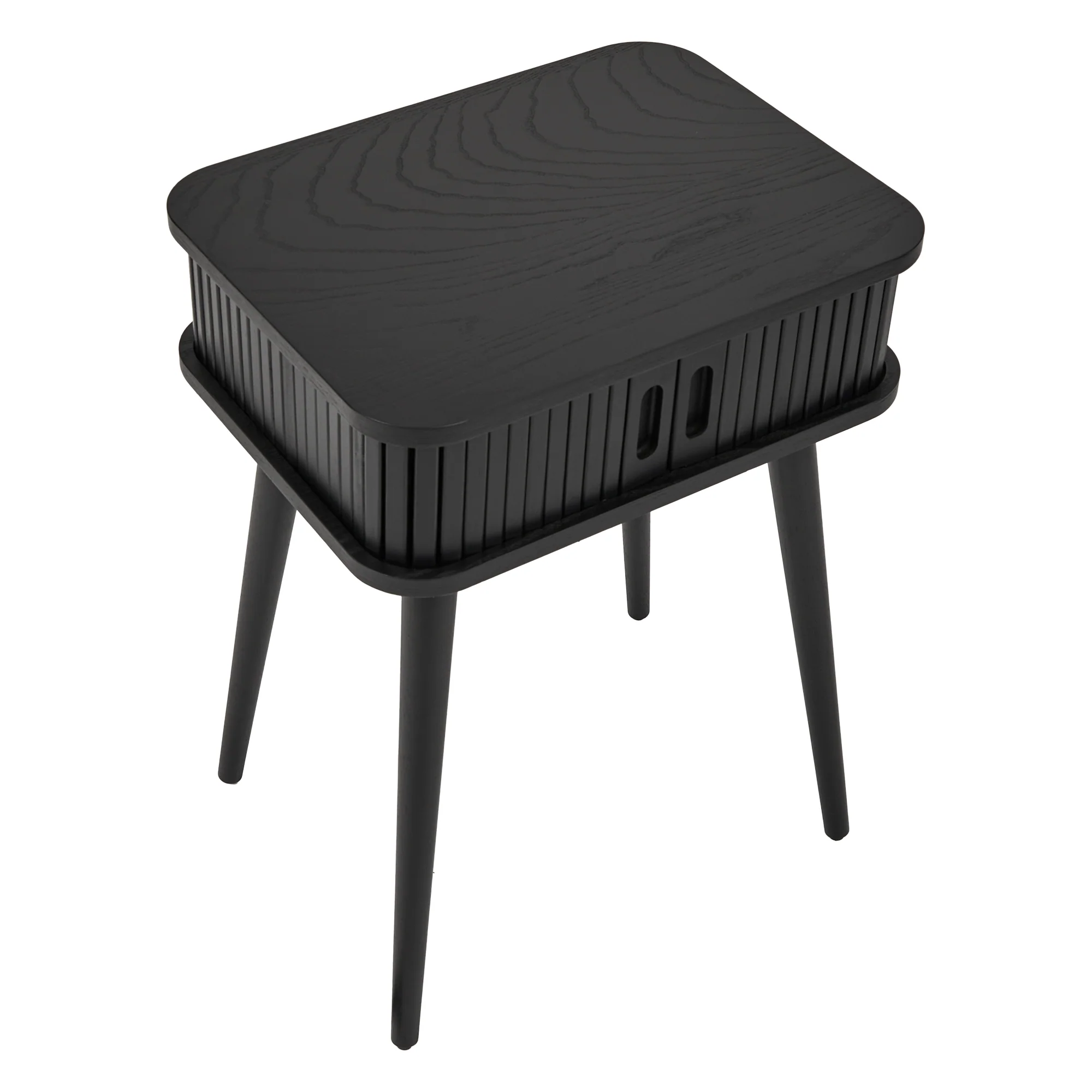 Curve Bedside Table Black - Image 10