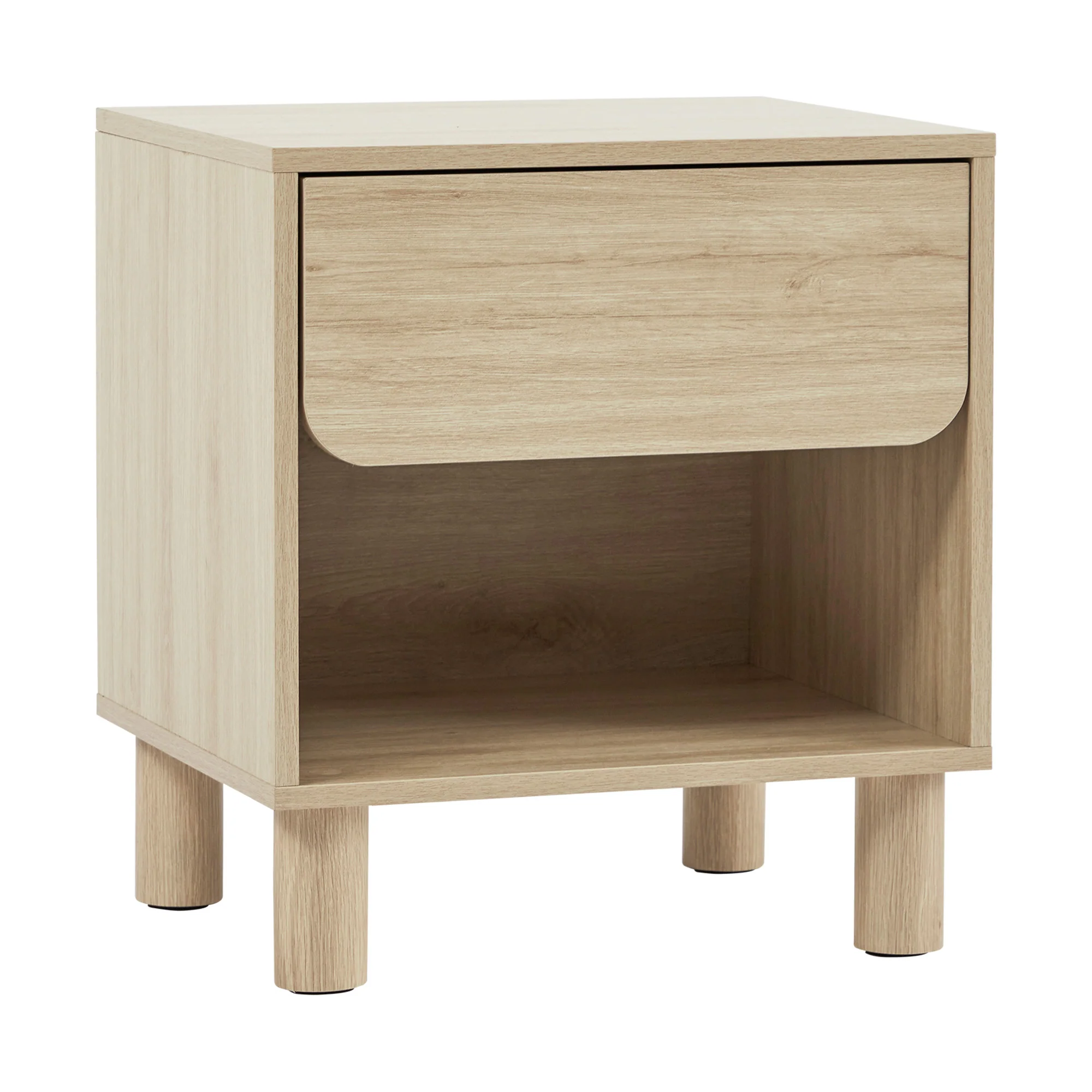 Davis Bedside Table Oak - Image 2